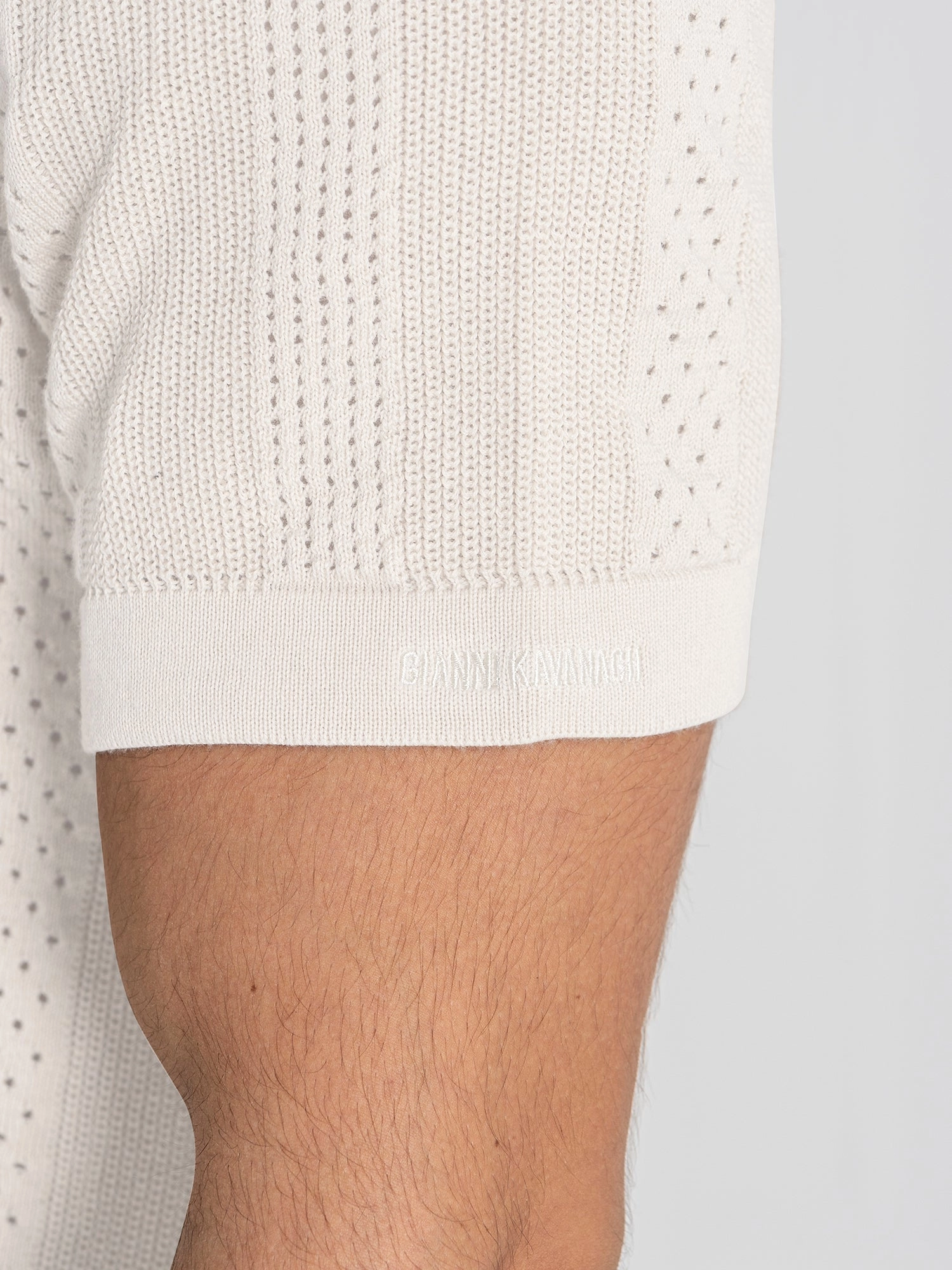 White Breathe Knit Twinset