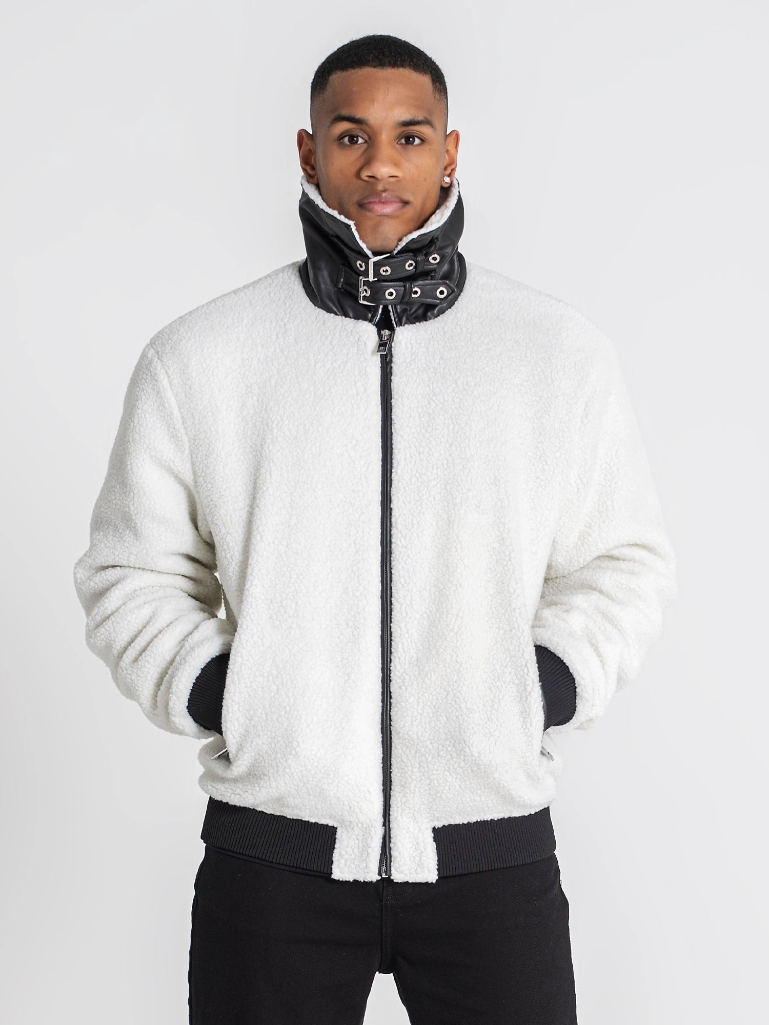 White Cocoon Sherpa Jacket