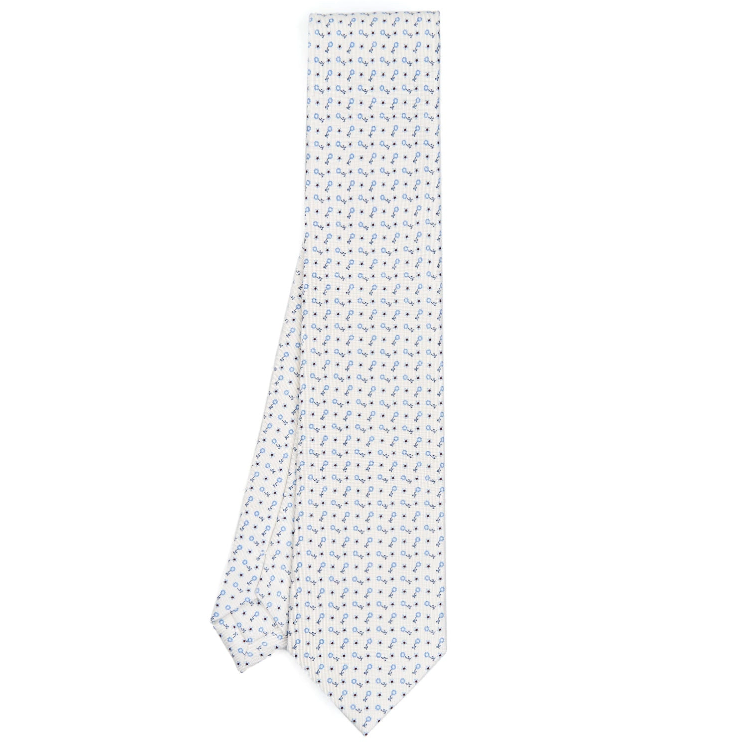 WHITE SARTORIAL CLASSIC SILK TIE
