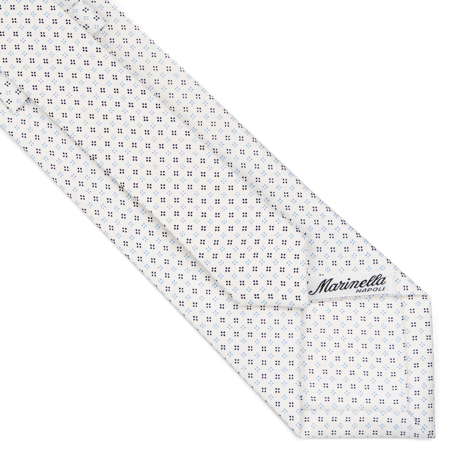 WHITE SARTORIAL CLASSIC SILK TIE