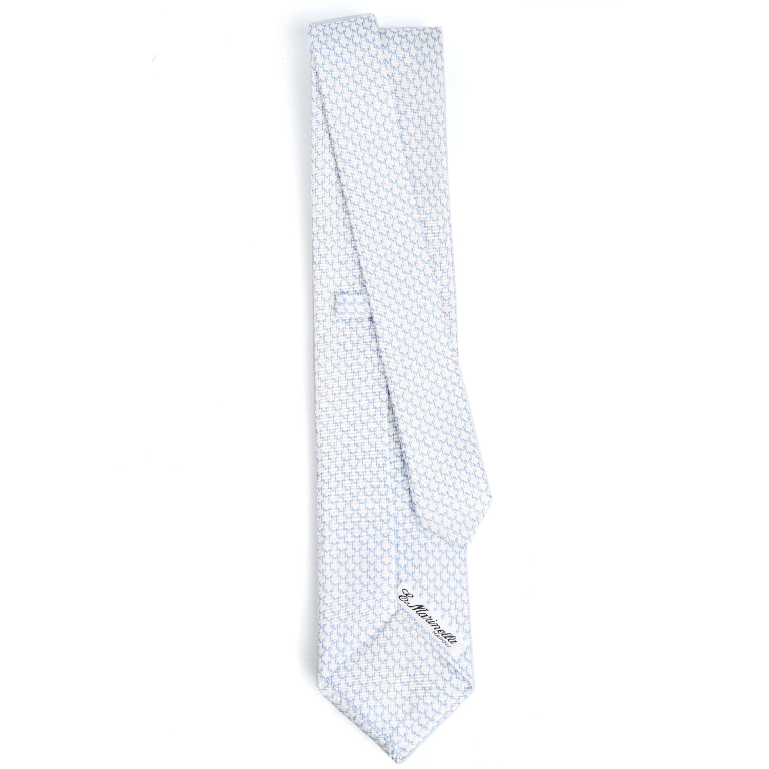 WHITE SARTORIAL CLASSIC SILK TIE