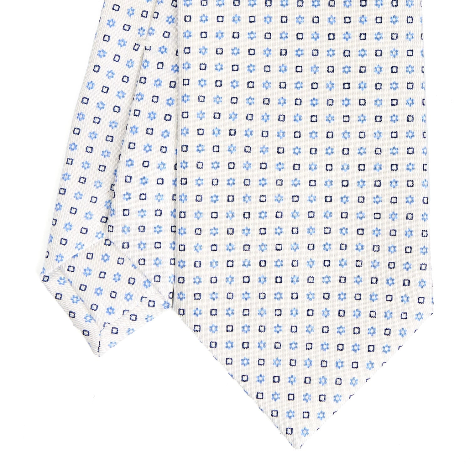 WHITE SARTORIAL CLASSIC SILK TIE