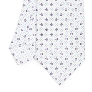 WHITE SARTORIAL CLASSIC SILK TIE