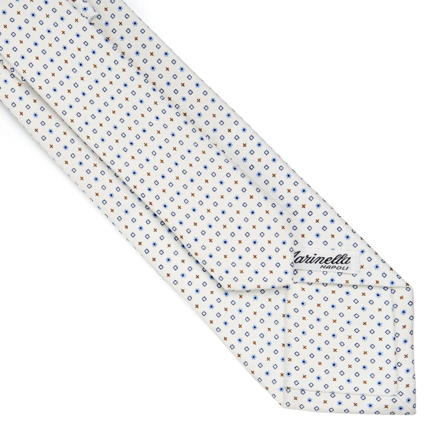 WHITE SARTORIAL CLASSIC SILK TIE