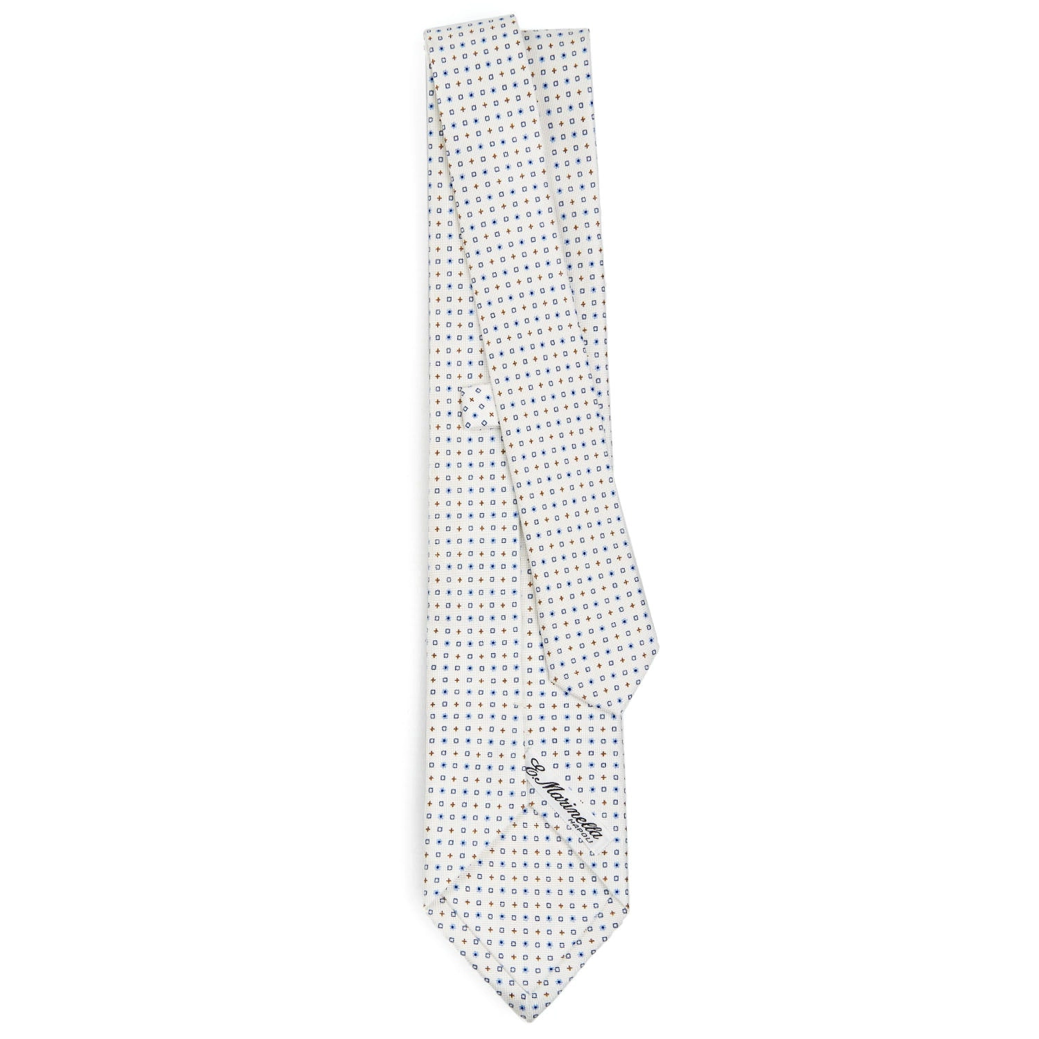 WHITE SARTORIAL CLASSIC SILK TIE
