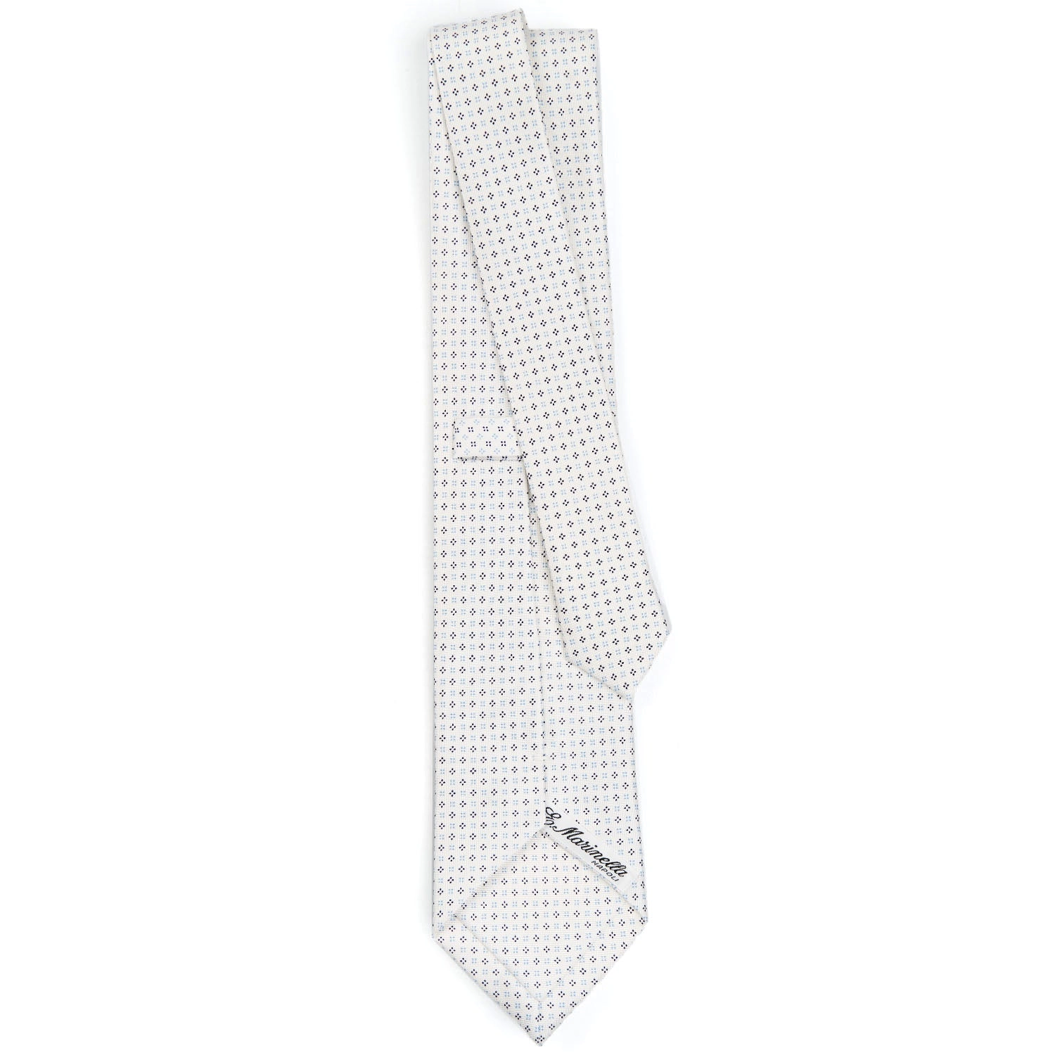 WHITE SARTORIAL CLASSIC SILK TIE
