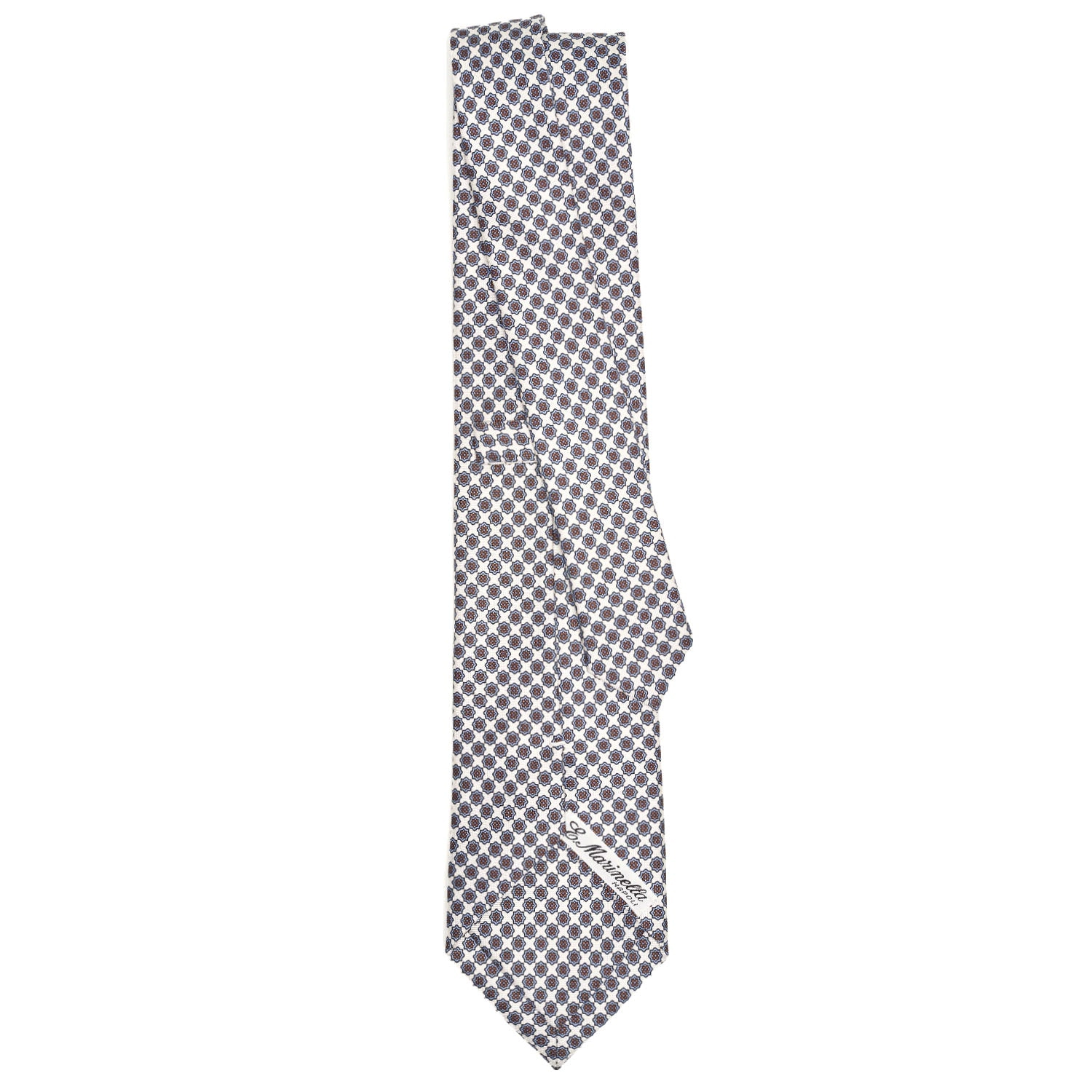 WHITE SARTORIAL CLASSIC SILK TIE