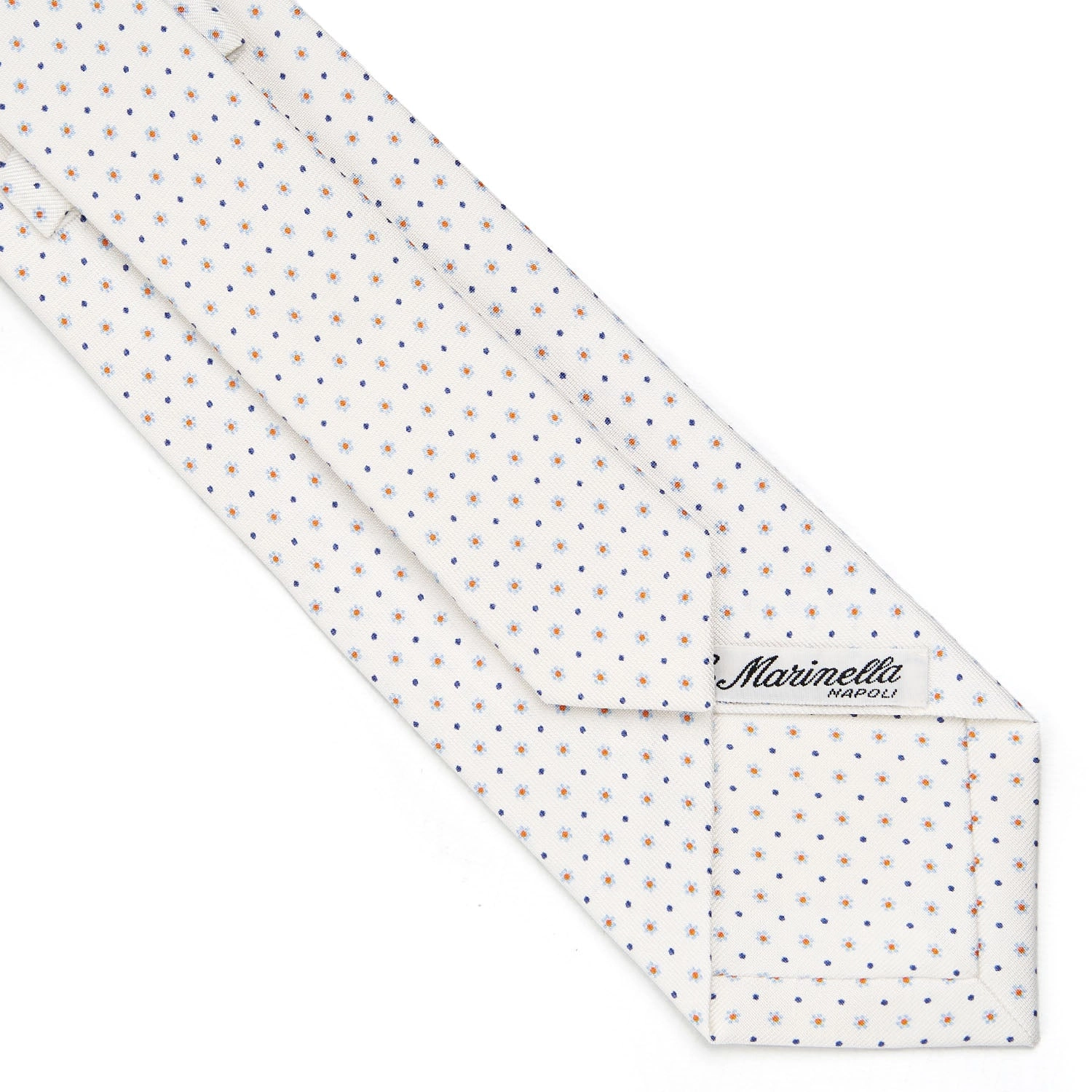 WHITE SARTORIAL CLASSIC SILK TIE