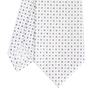WHITE SARTORIAL CLASSIC SILK TIE