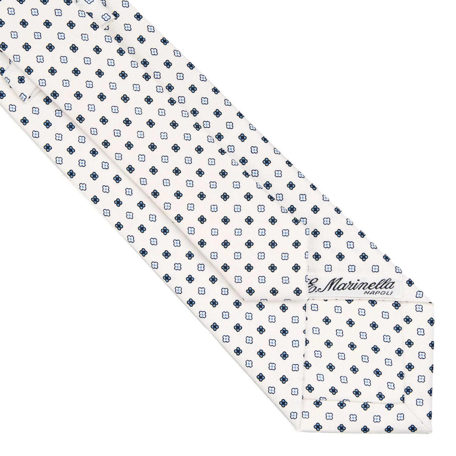 WHITE SARTORIAL CLASSIC SILK TIE
