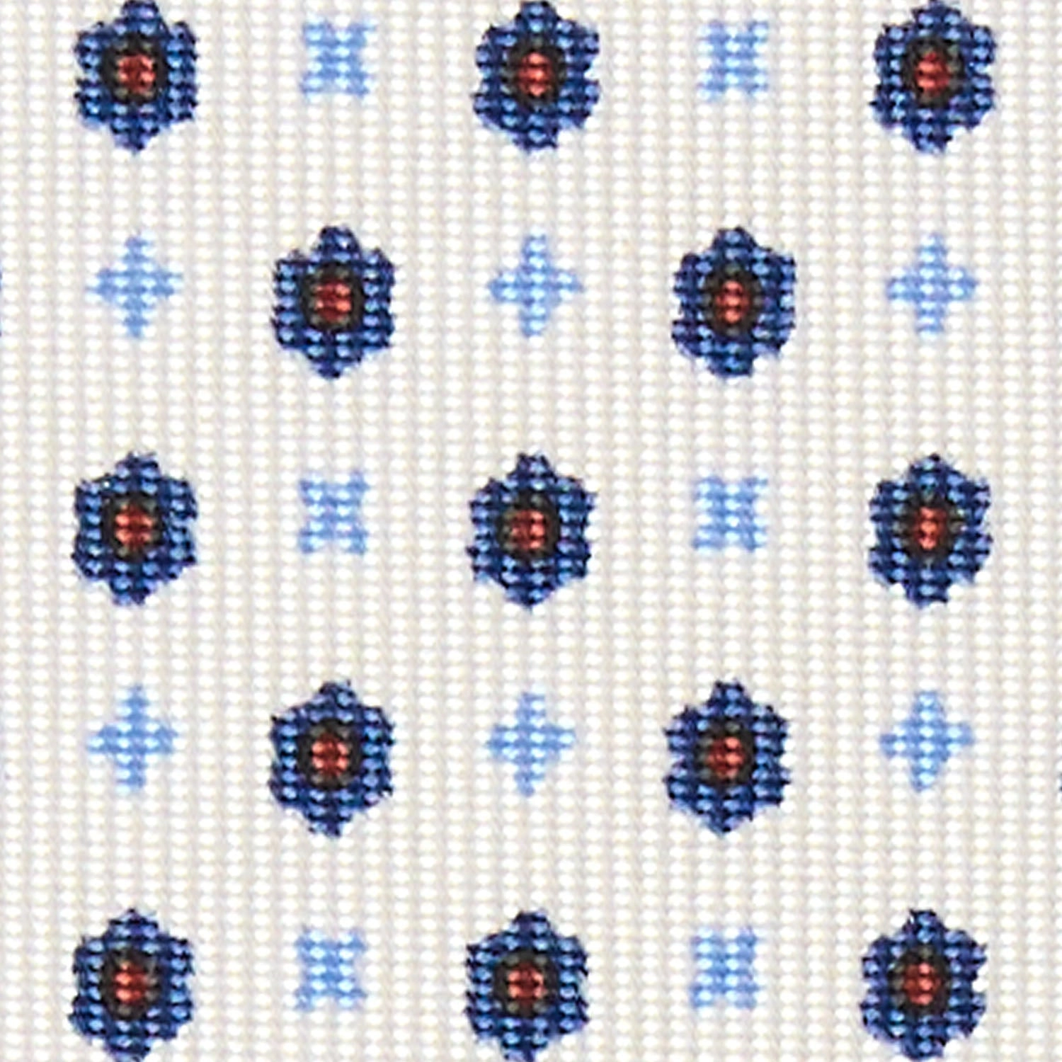 WHITE SARTORIAL CLASSIC SILK TIE