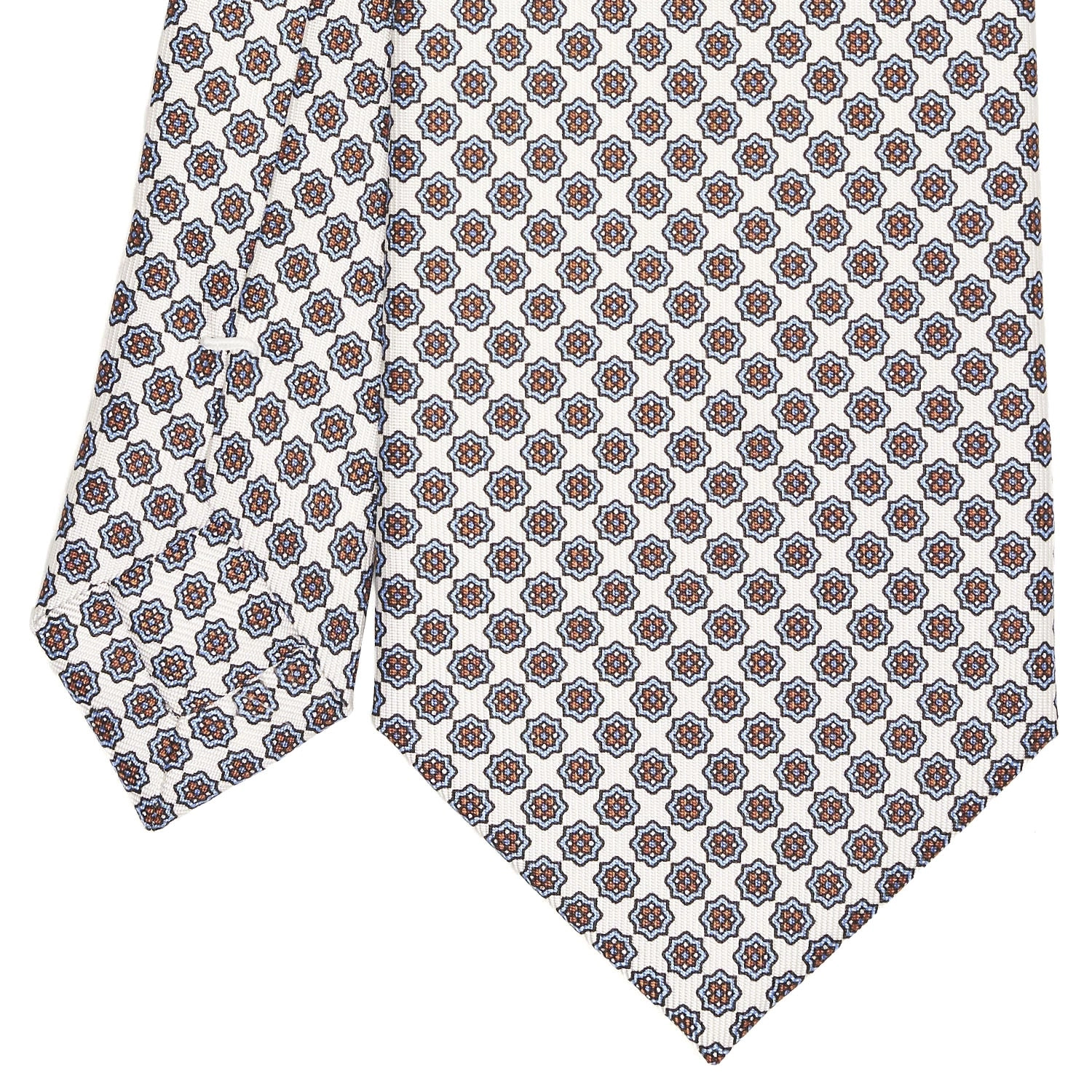 WHITE SARTORIAL CLASSIC SILK TIE