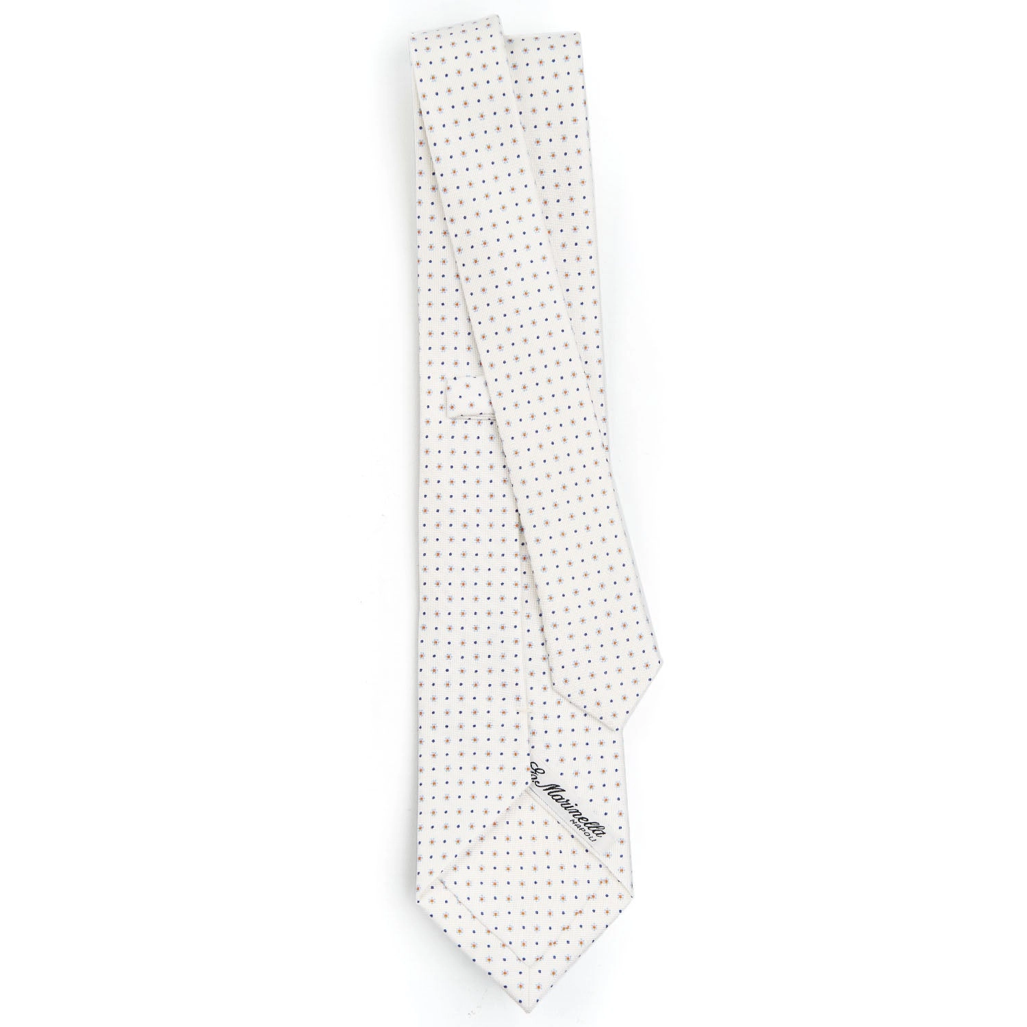 WHITE SARTORIAL CLASSIC SILK TIE