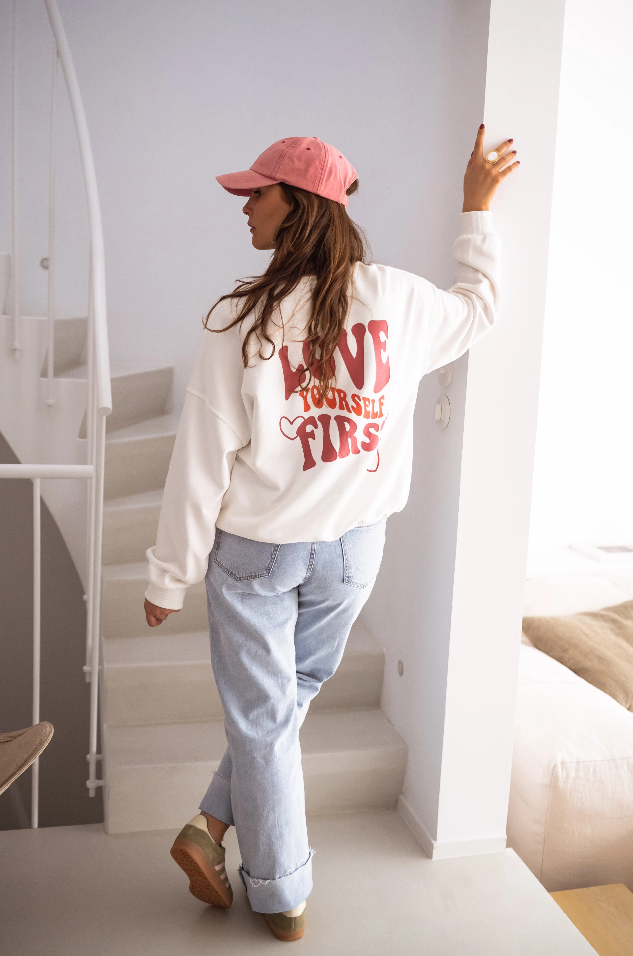 White Yourself Sweater