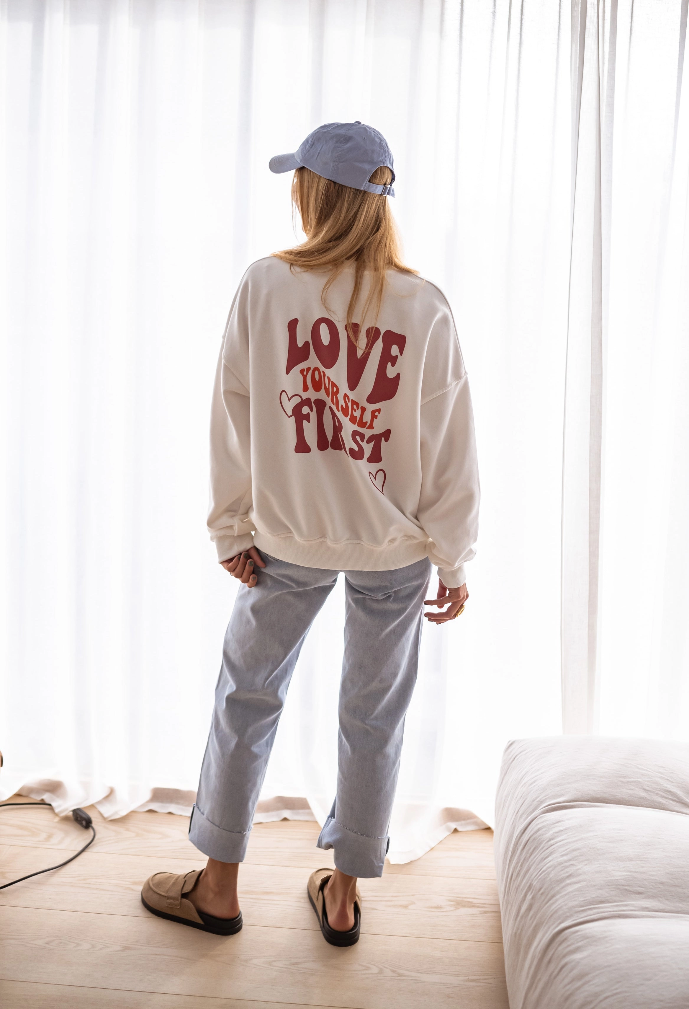 White Yourself Sweater