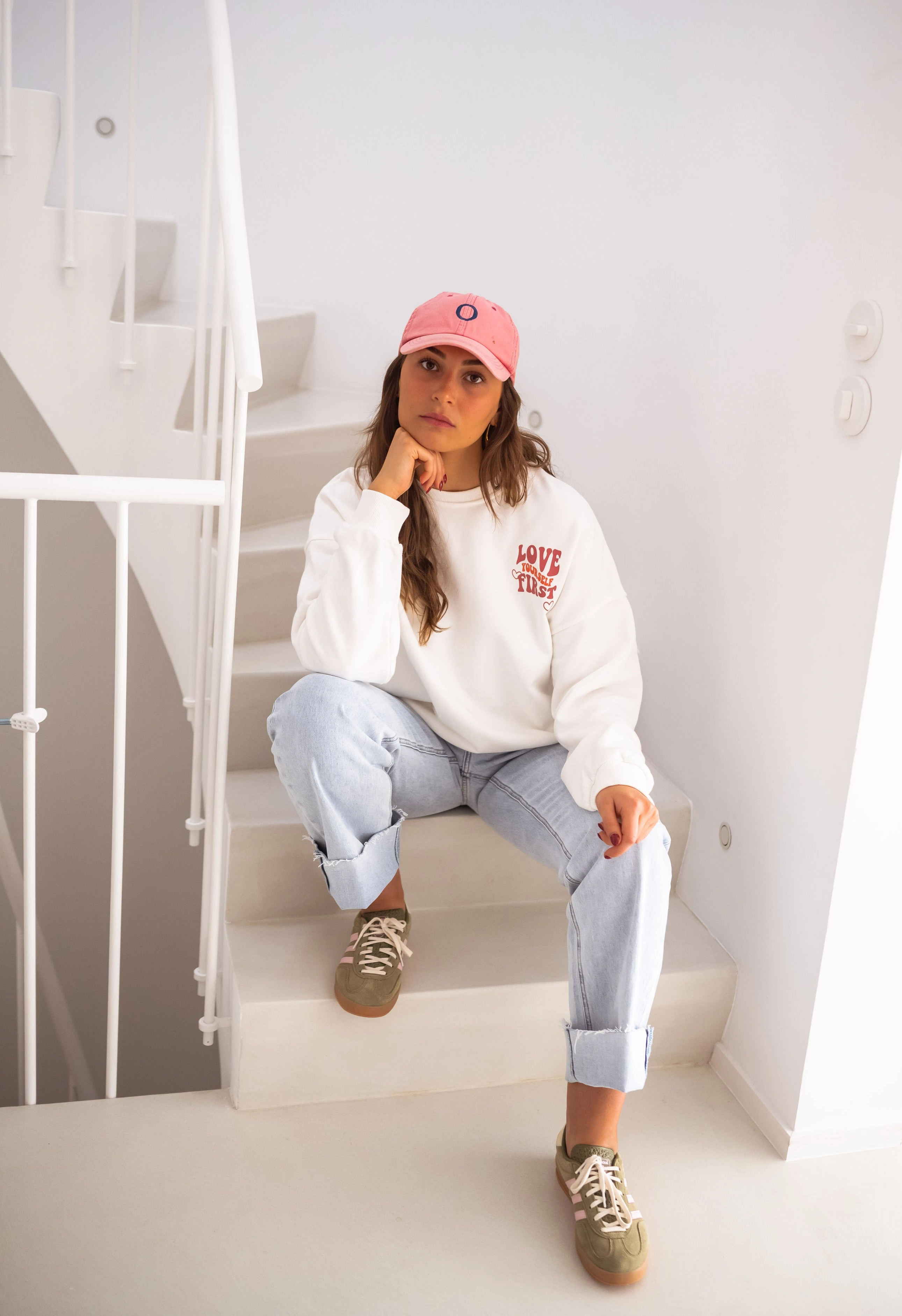 White Yourself Sweater