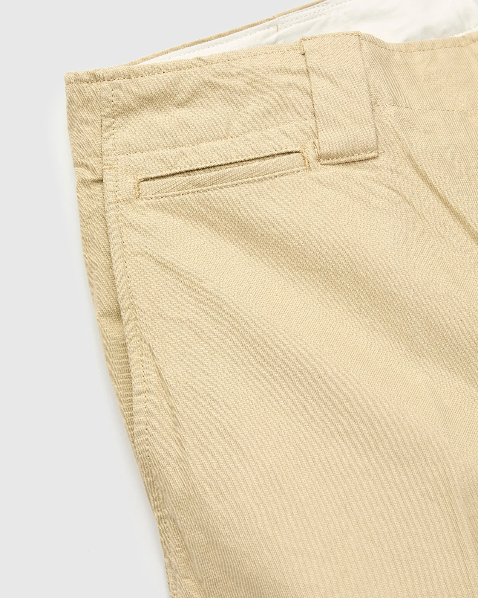 Wide Chino Pants in Beige