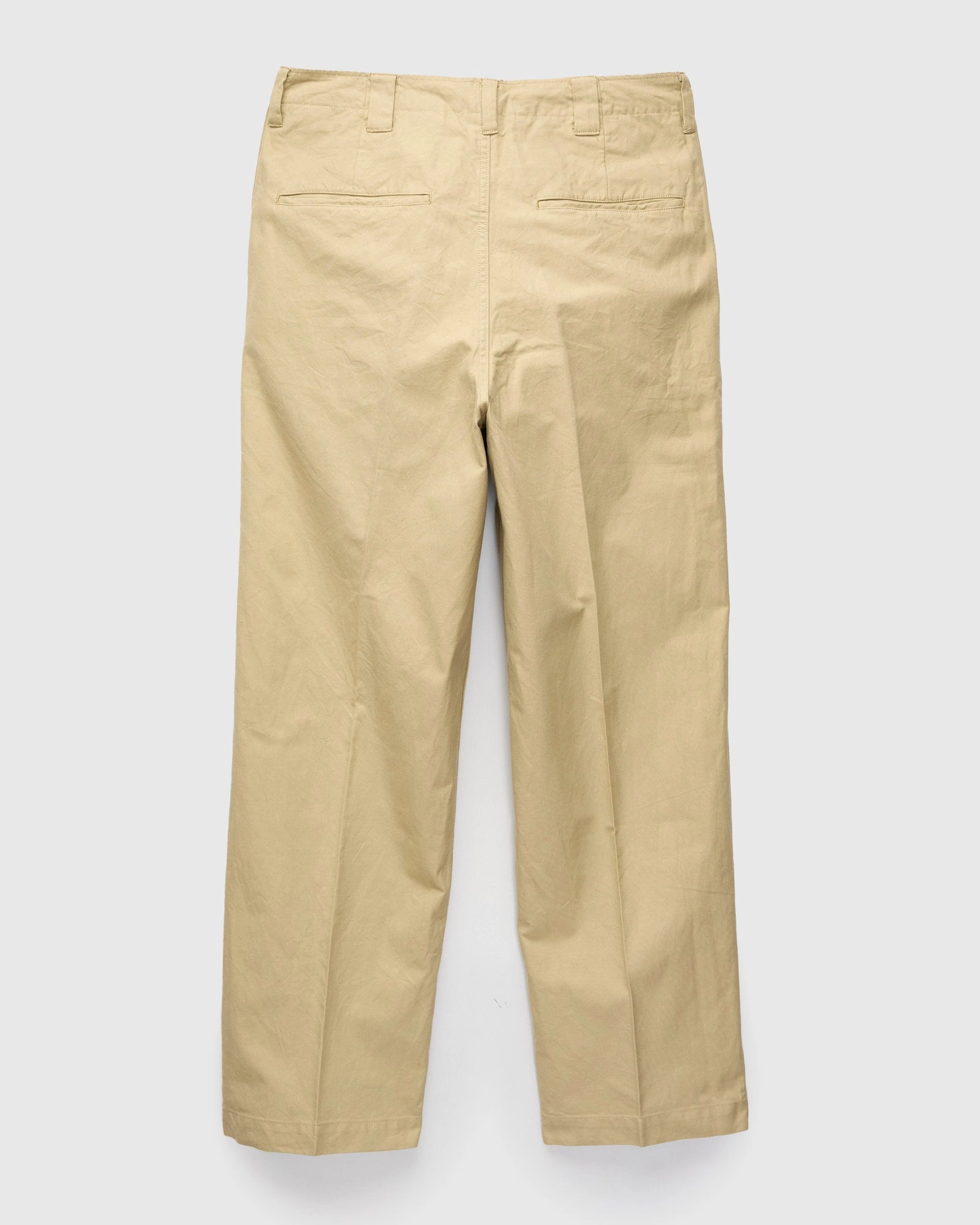 Wide Chino Pants in Beige
