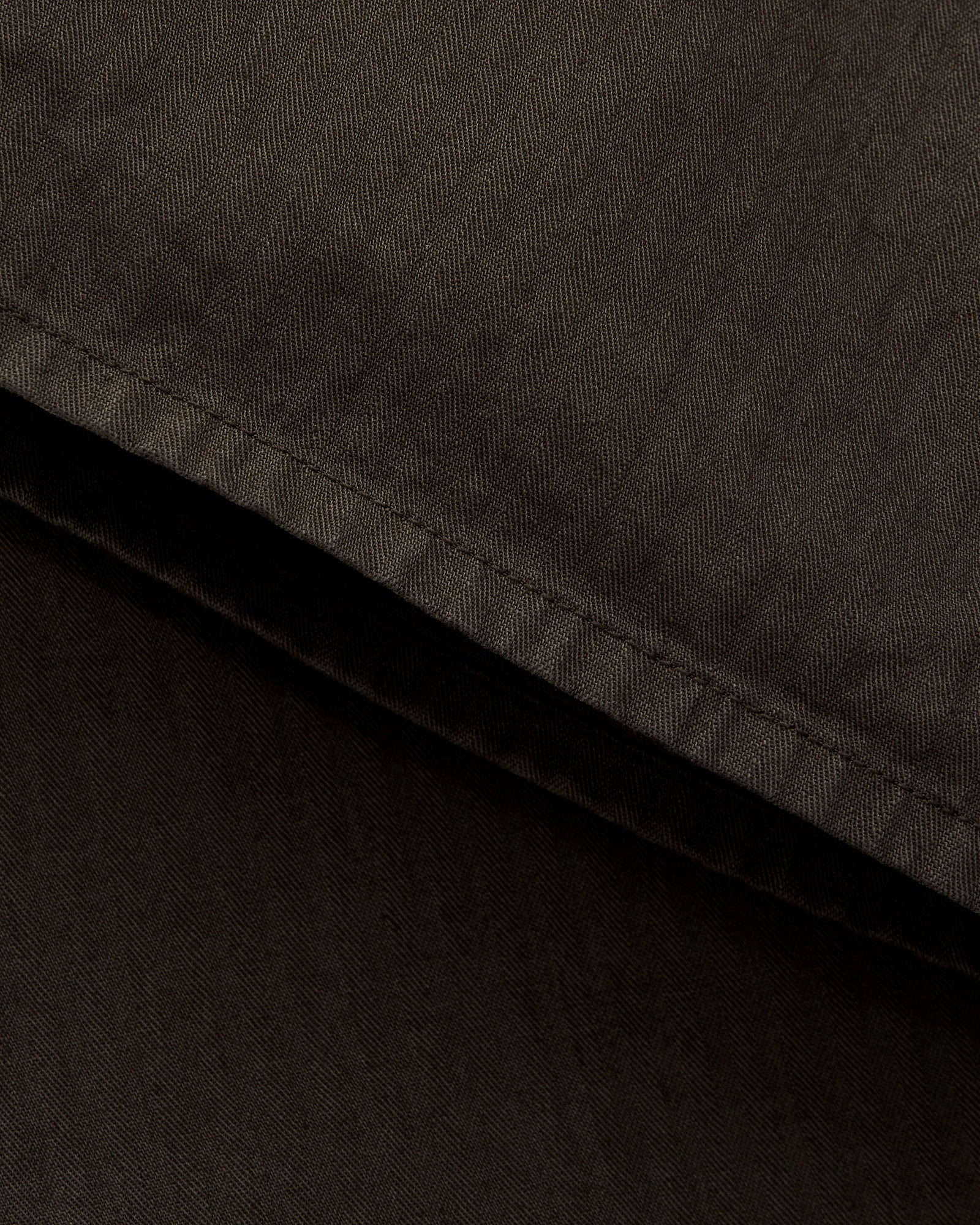 Wide Fit French Work Pants in Coffee Brown