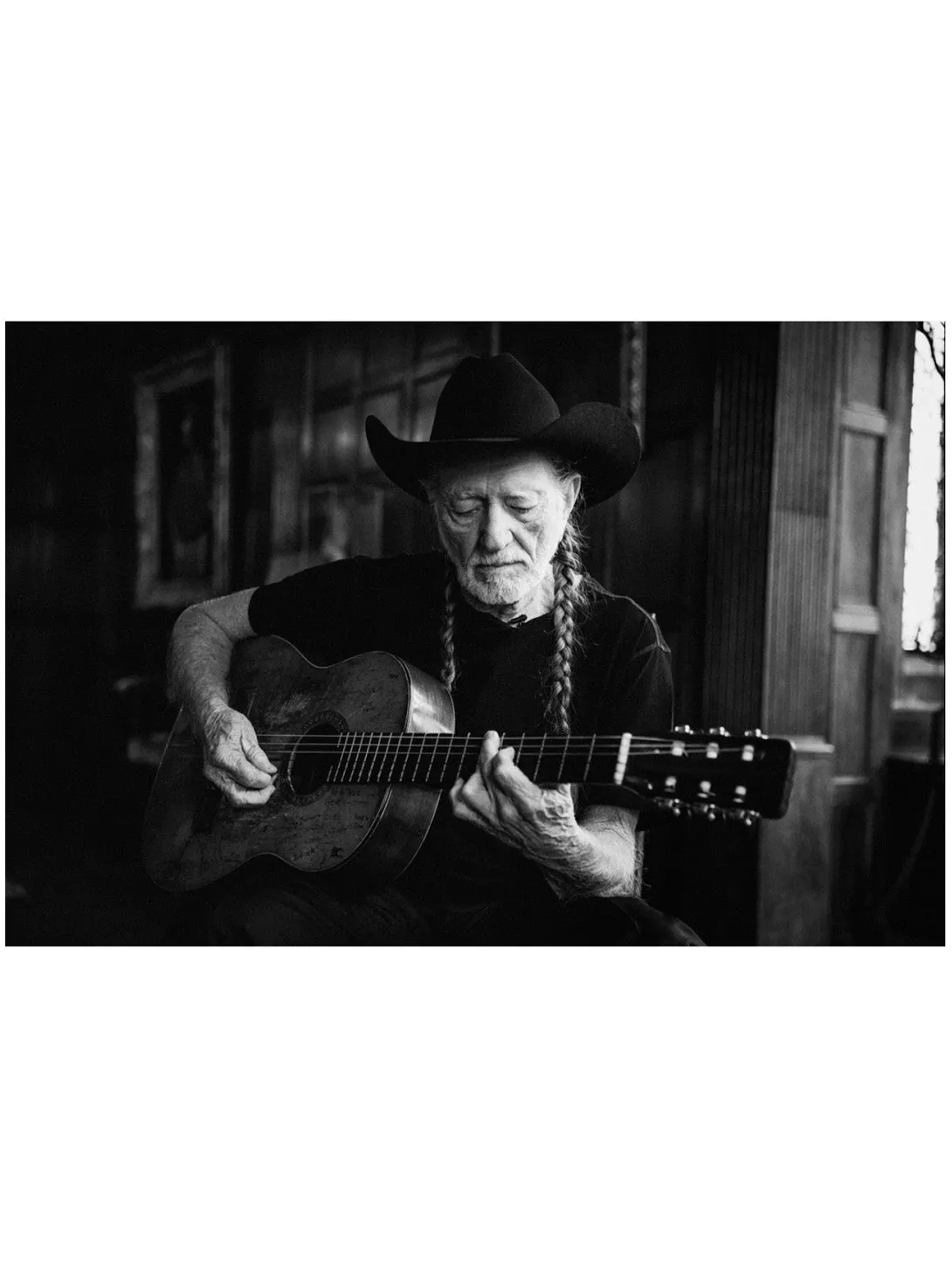 Willie Nelson Tee - Indigo