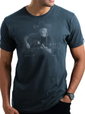 Willie Nelson Tee - Indigo