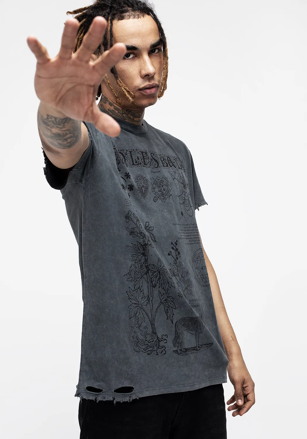 Wolfsbane Distressed Tee