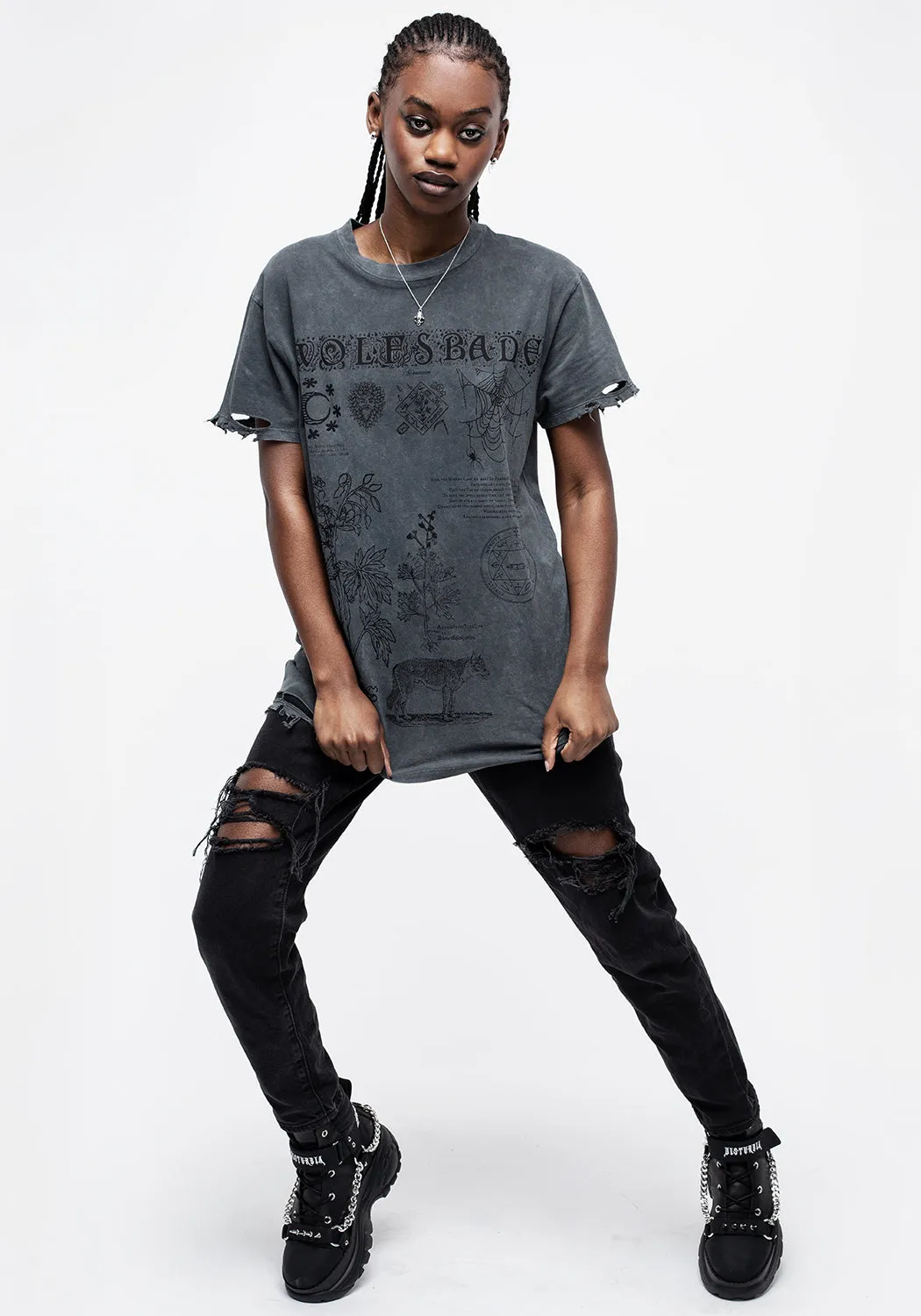 Wolfsbane Distressed Tee