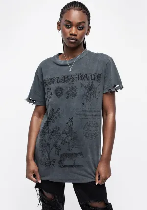 Wolfsbane Distressed Tee