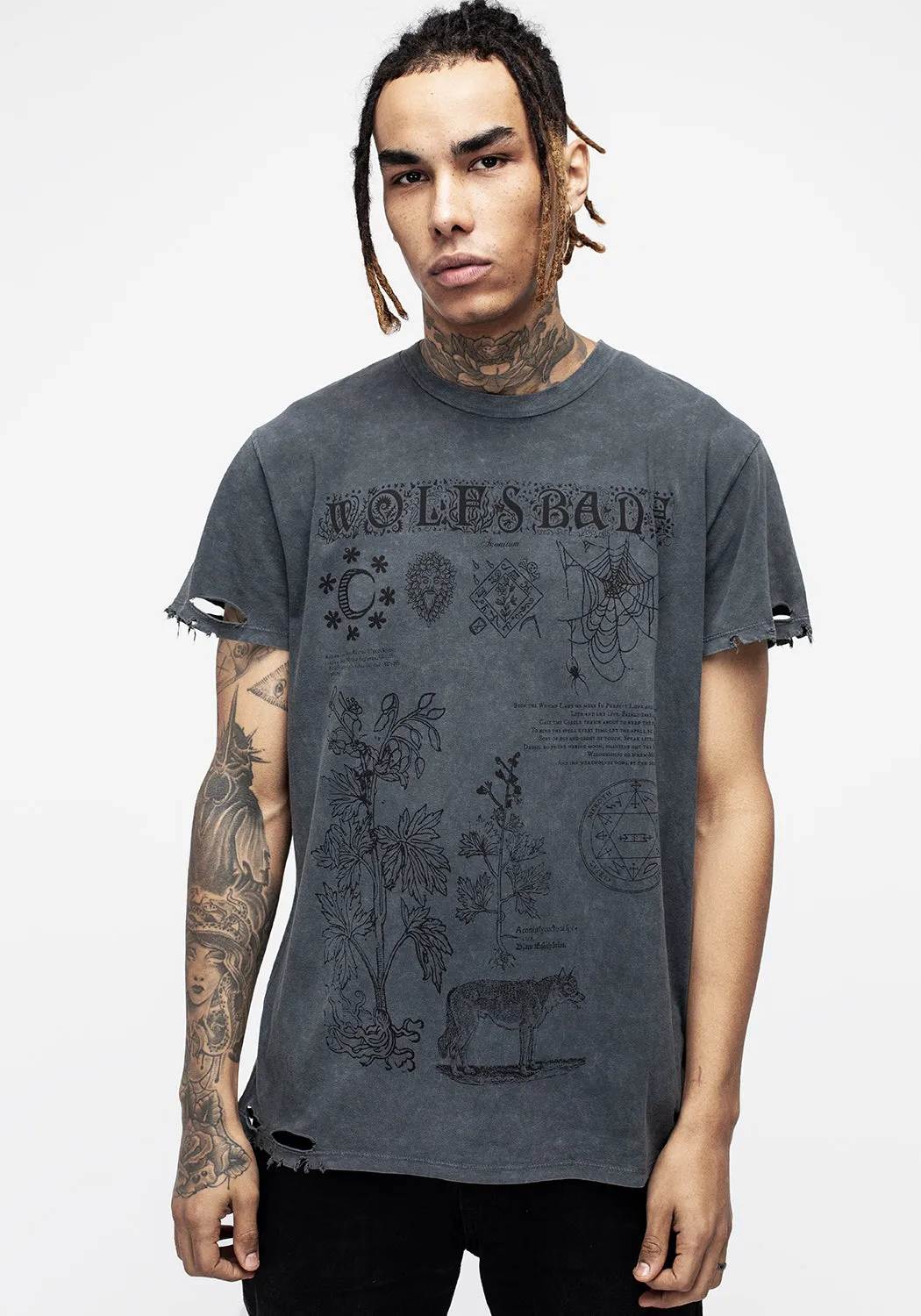 Wolfsbane Distressed Tee
