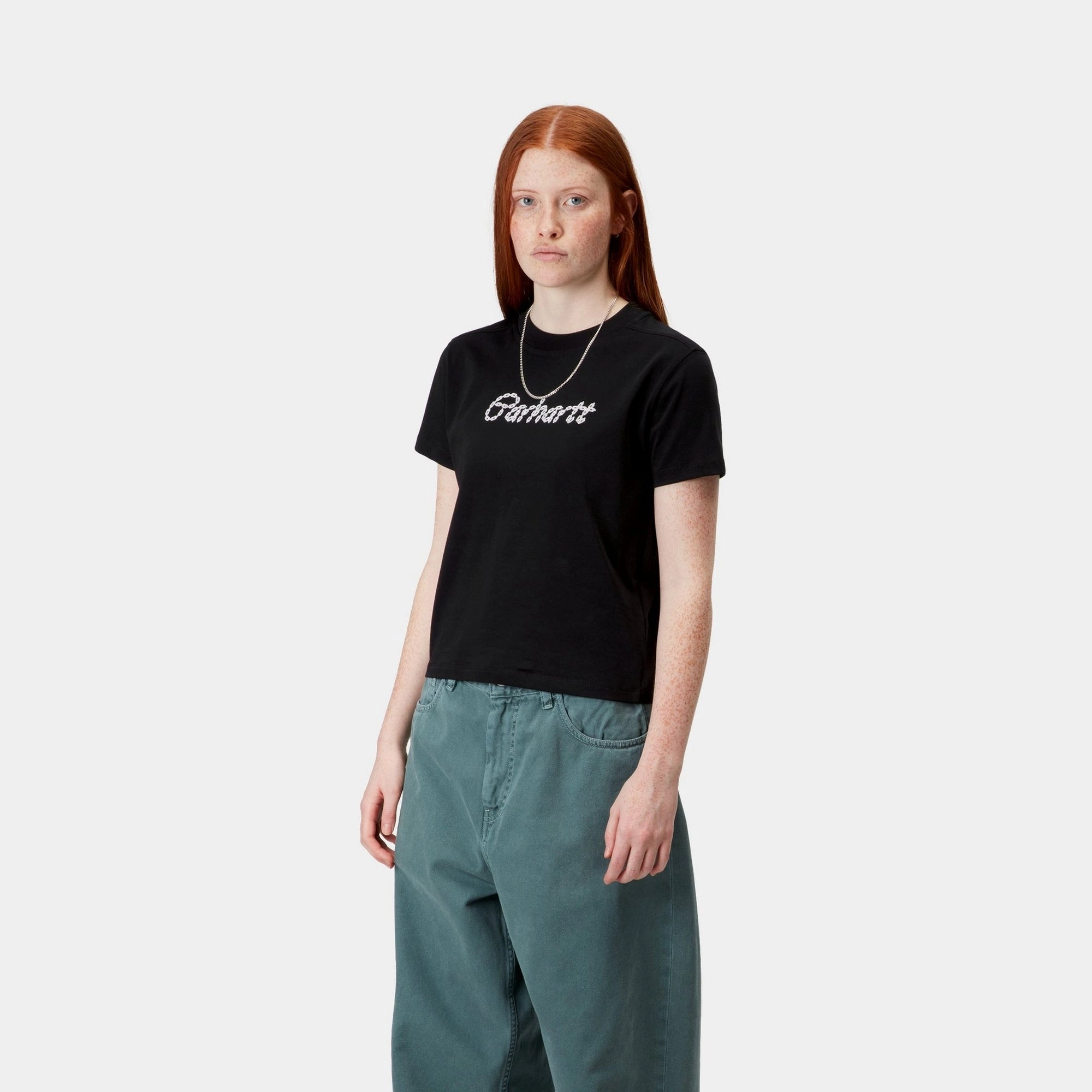 Women’s Chained T-Shirt | Black / White
