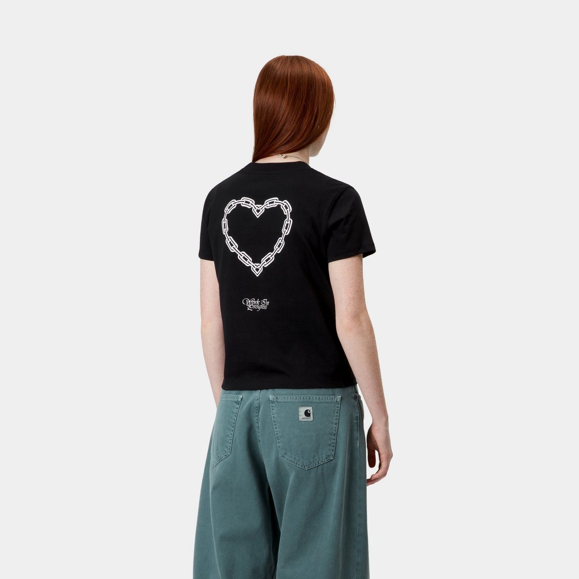 Women’s Chained T-Shirt | Black / White