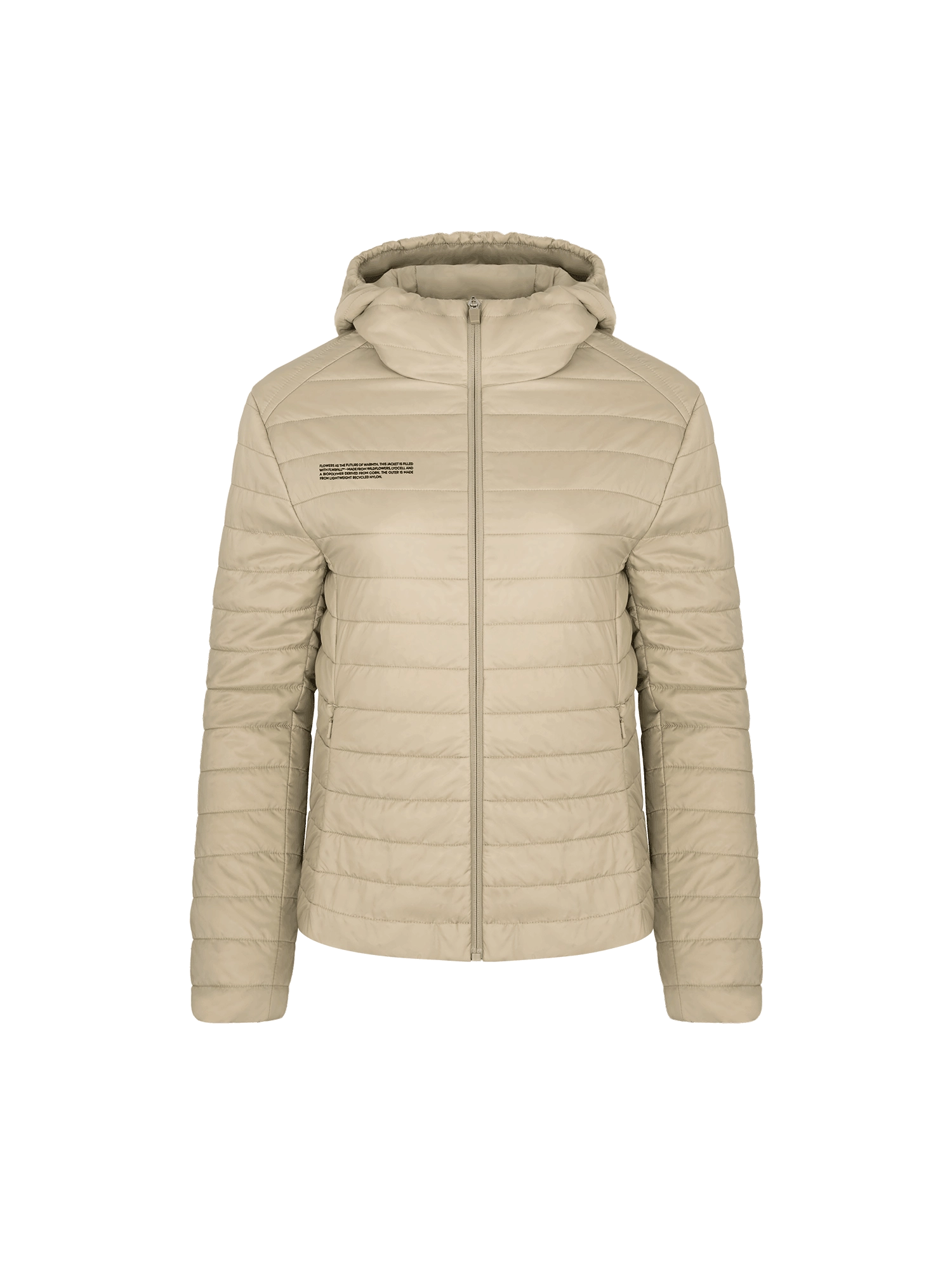 Womens Flower-Warmth Lite Jacket—Wheat Beige