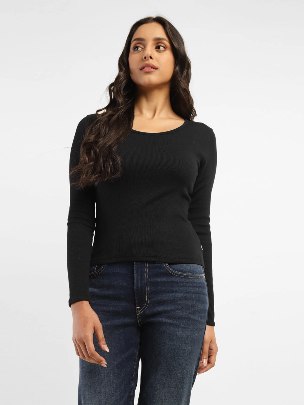 Women's Solid Slim Fit T-shirt