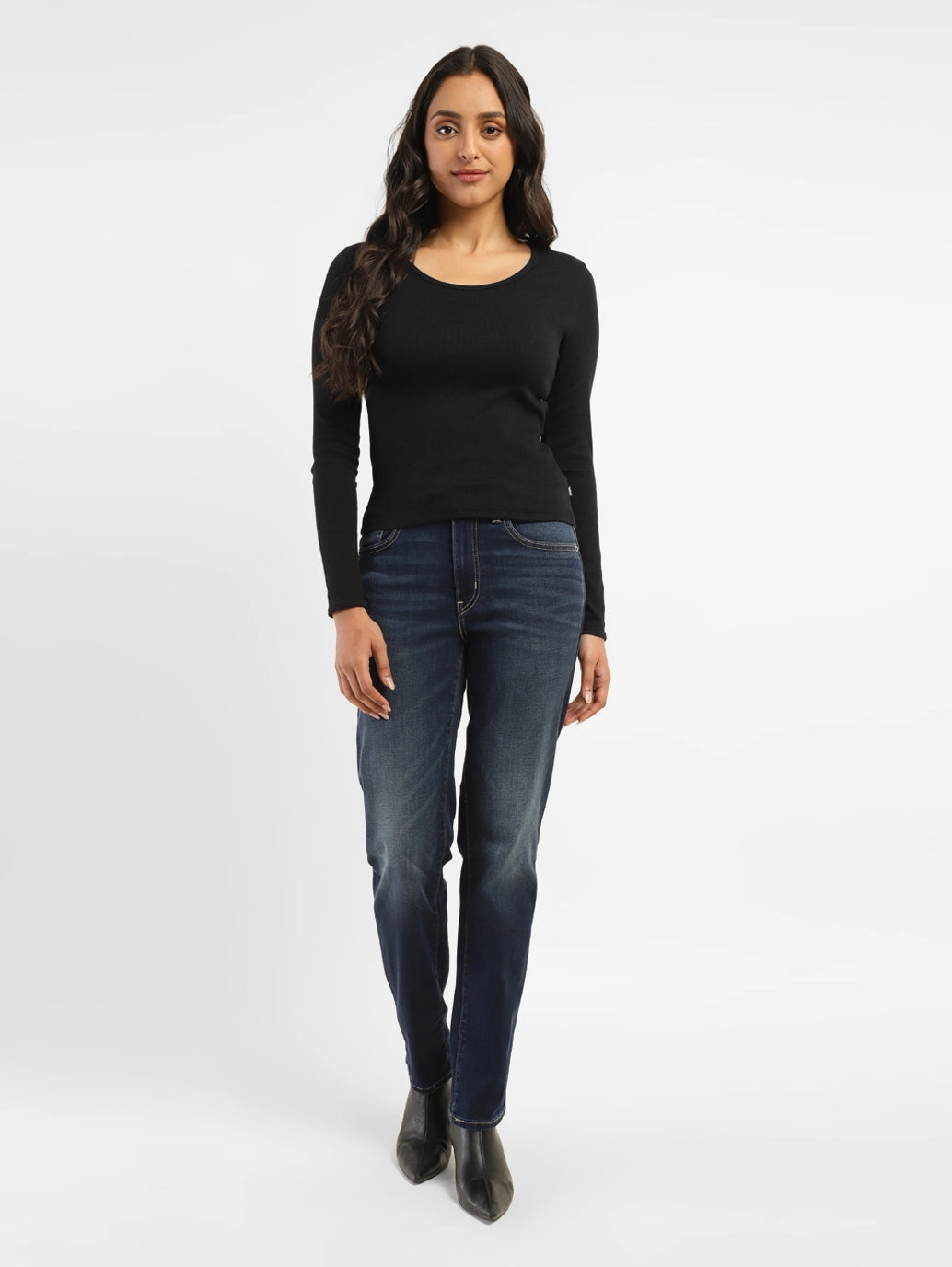 Women's Solid Slim Fit T-shirt