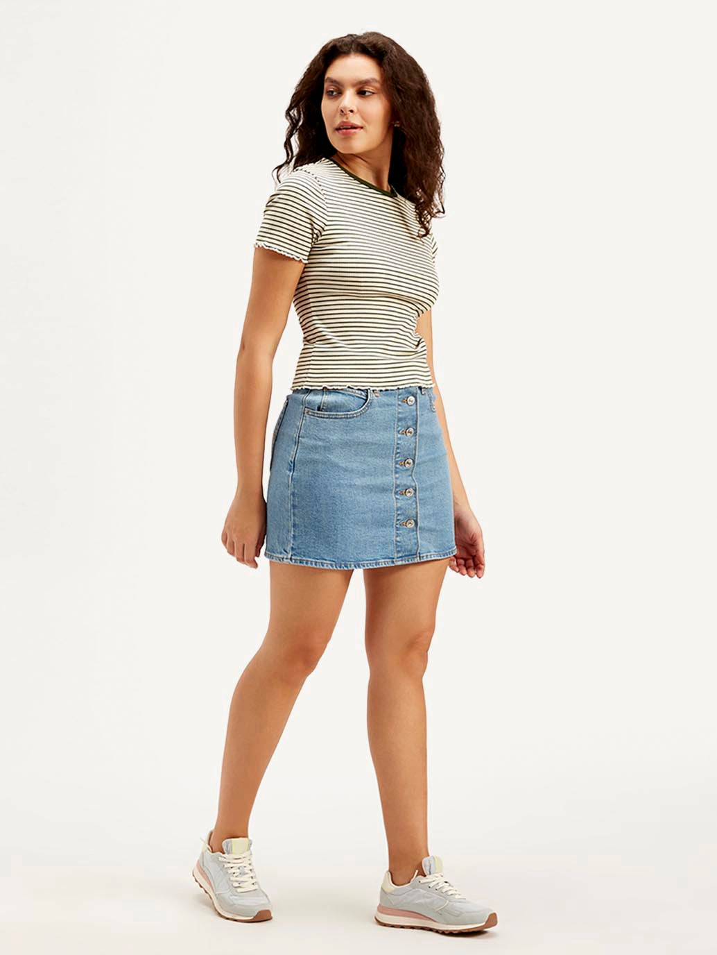 Women's Striped Slim Fit T-shirt