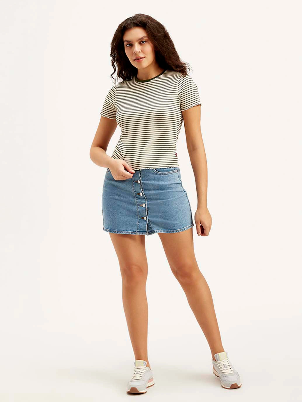 Women's Striped Slim Fit T-shirt