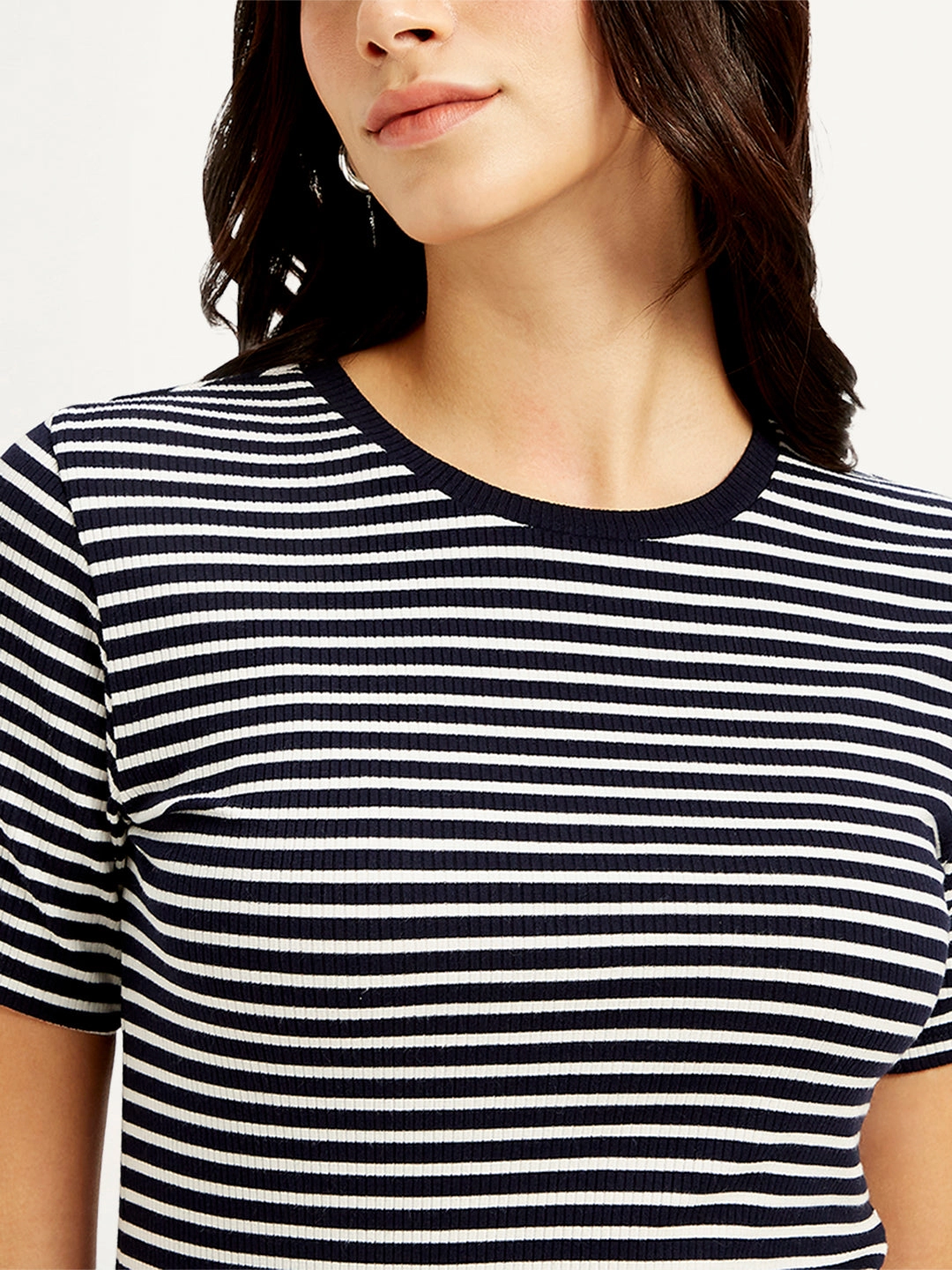 Women's Striped Slim Fit T-Shirt