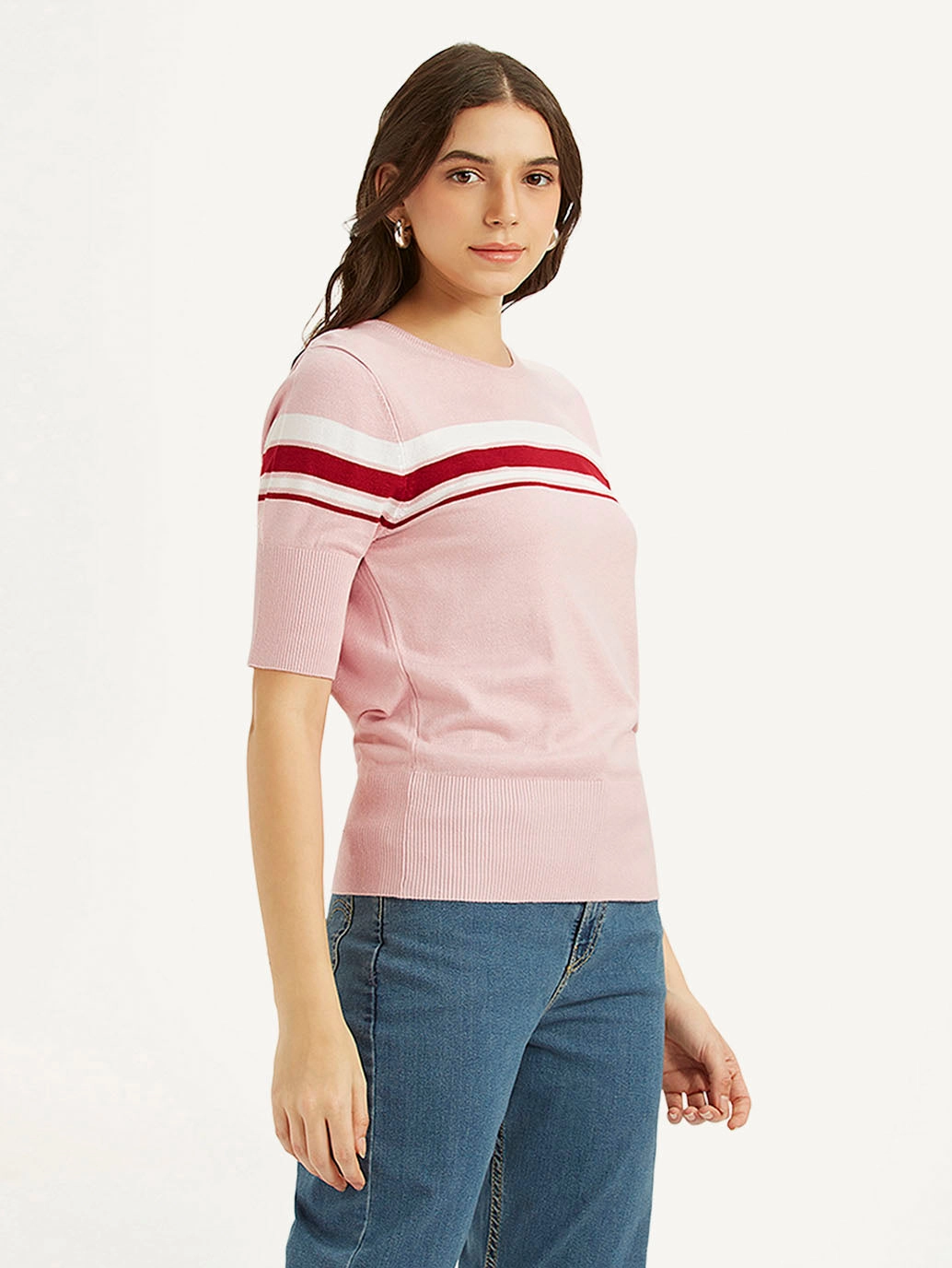 Women's Striped Slim Fit T-shirt