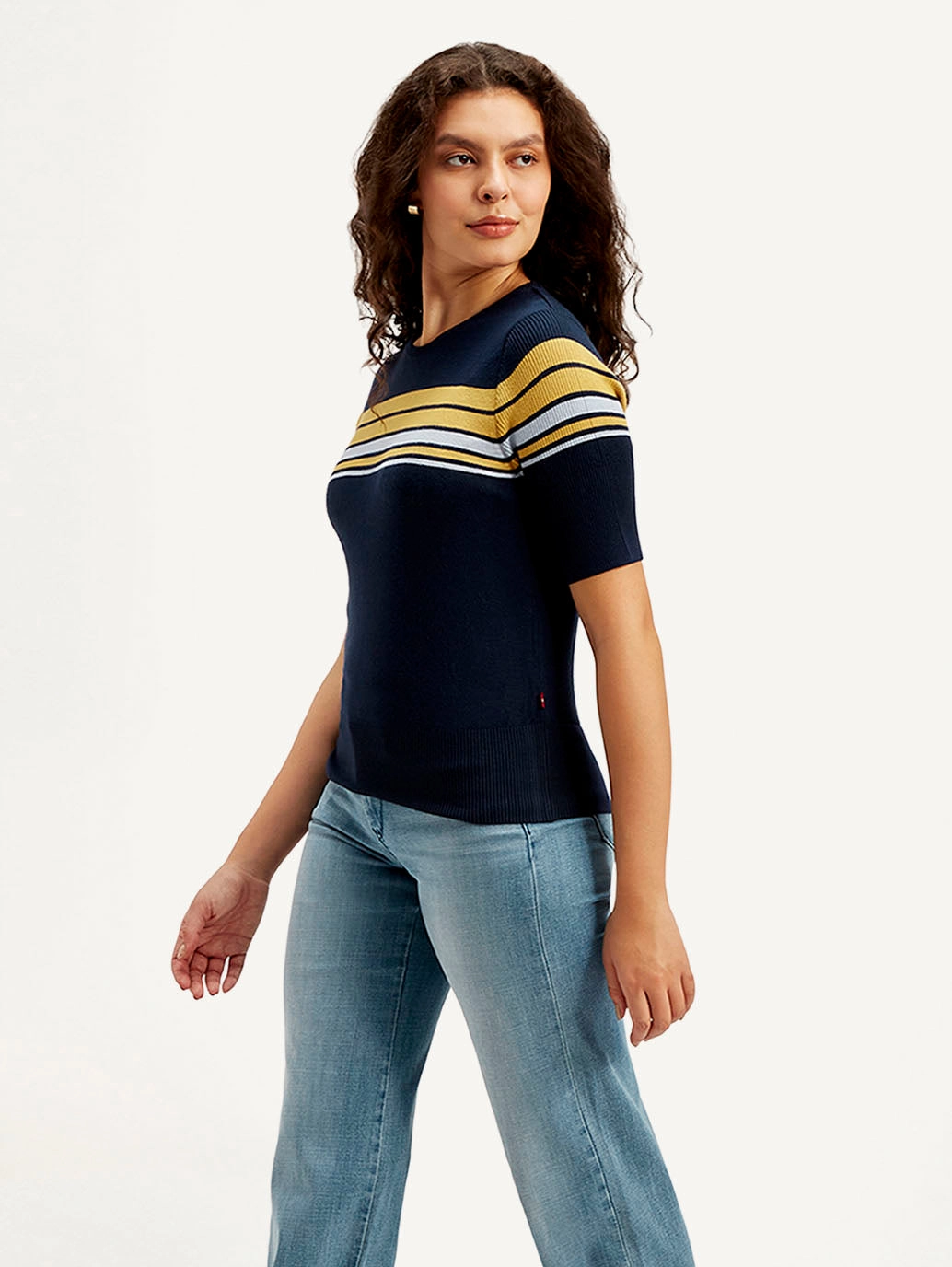 Women's Striped Slim Fit T-shirt