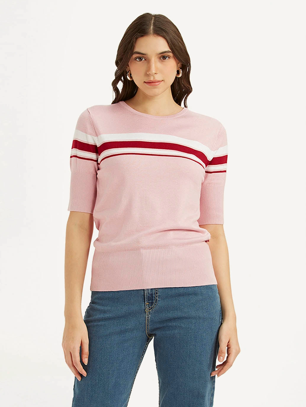 Women's Striped Slim Fit T-shirt