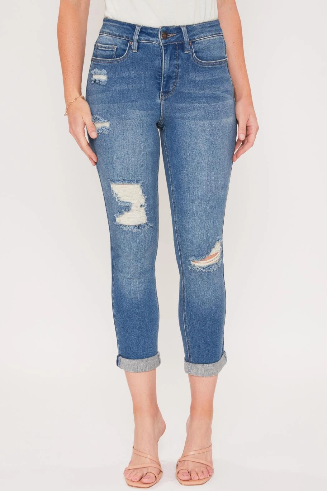 Women's Vintage 5 Pocket Slim Straight Cuff Jean
