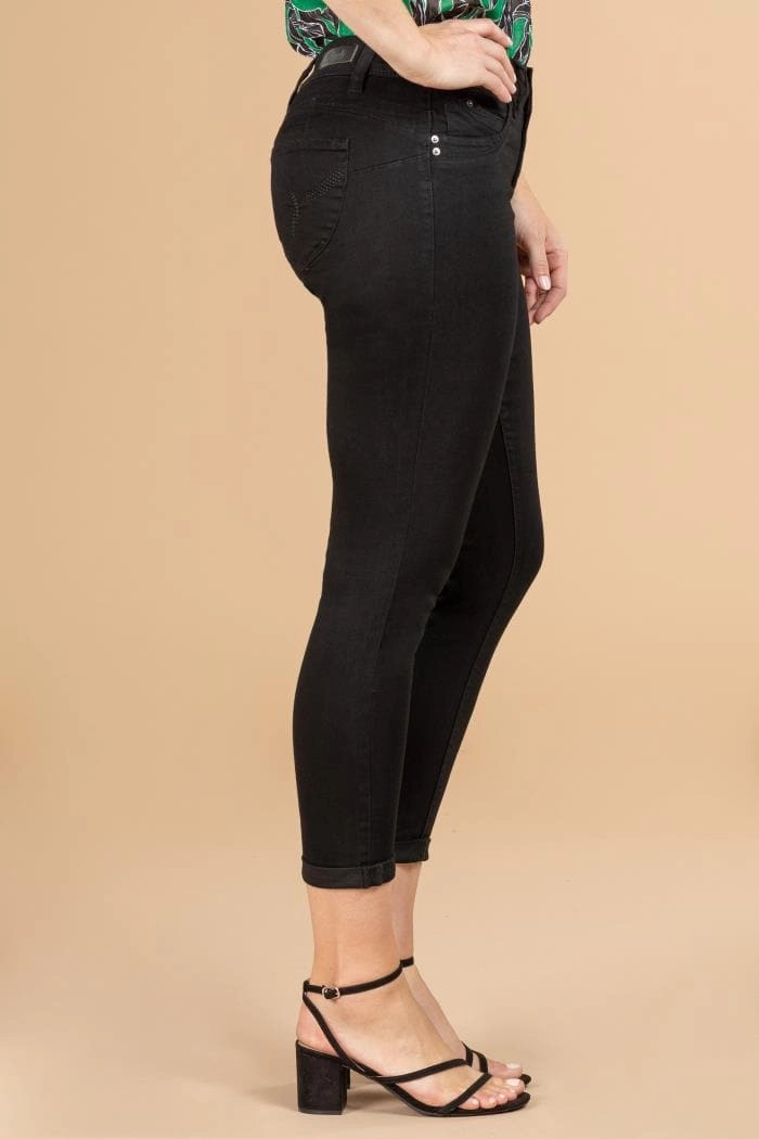 Women's WannaBettaButt 2-Button Cuffed Jean