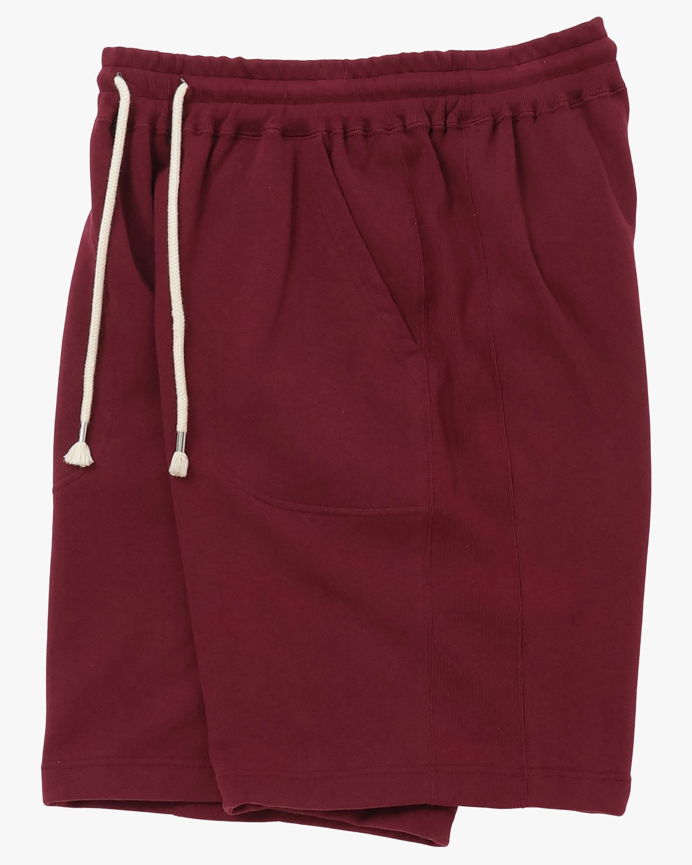 Wonder Looper Super Looper French Terry Sweat Shorts - Burgundy
