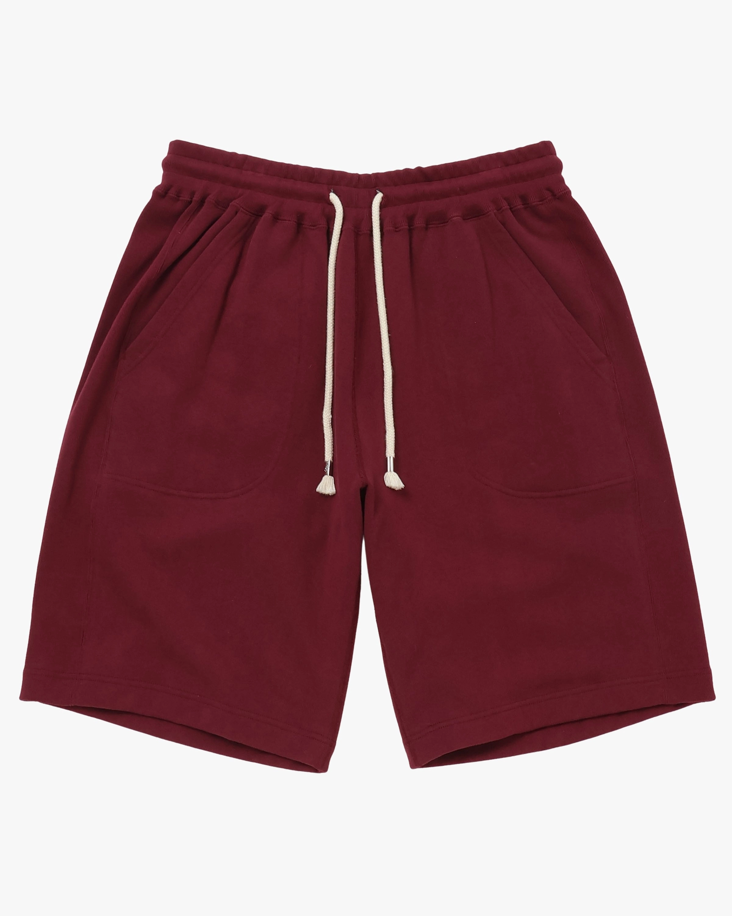 Wonder Looper Super Looper French Terry Sweat Shorts - Burgundy