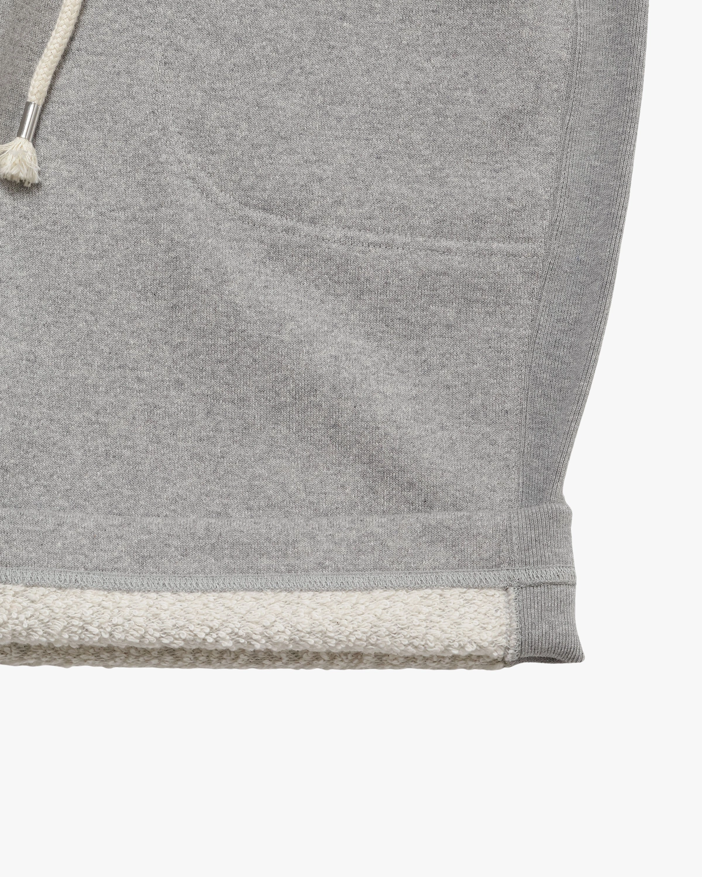 Wonder Looper Super Looper French Terry Sweat Shorts - Heather Grey