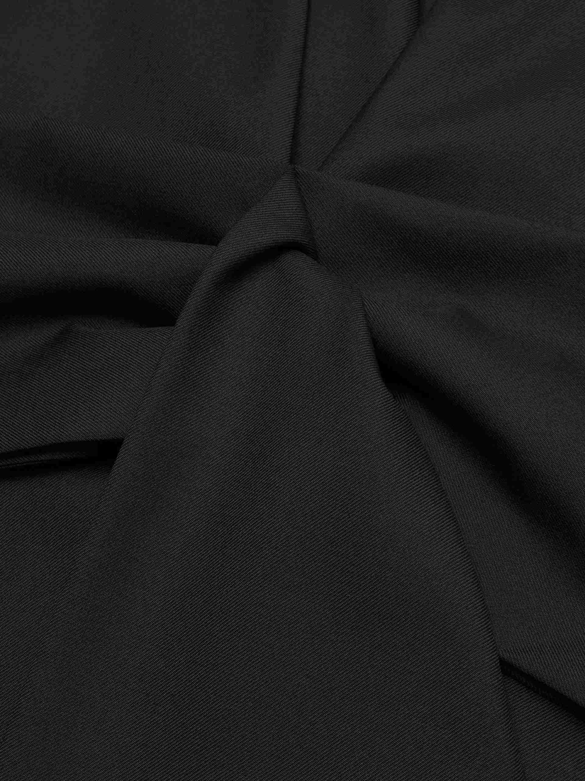 Wool Blend Bowknot Detail Waistcoat