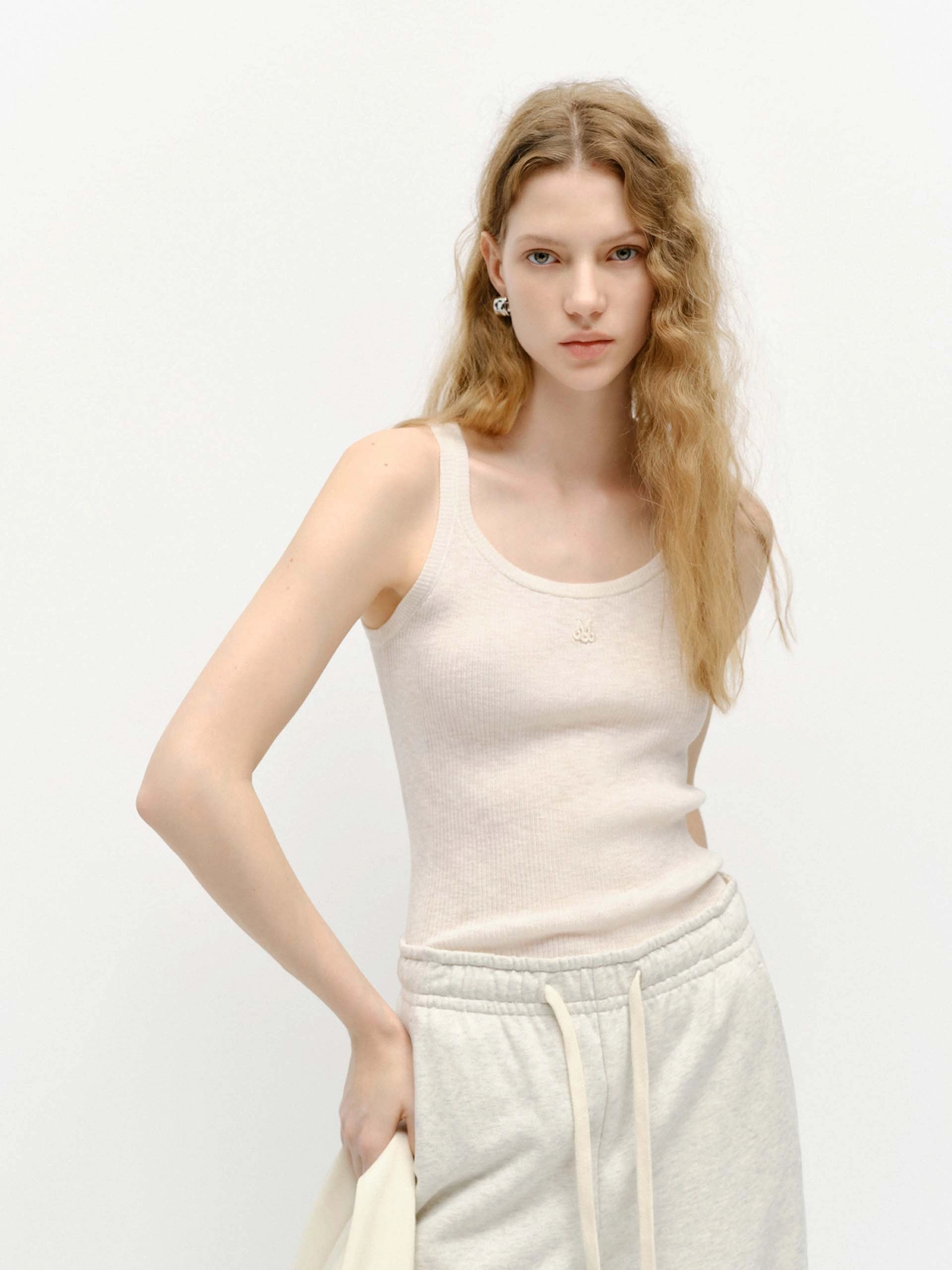 Wool Blend Knit Tank