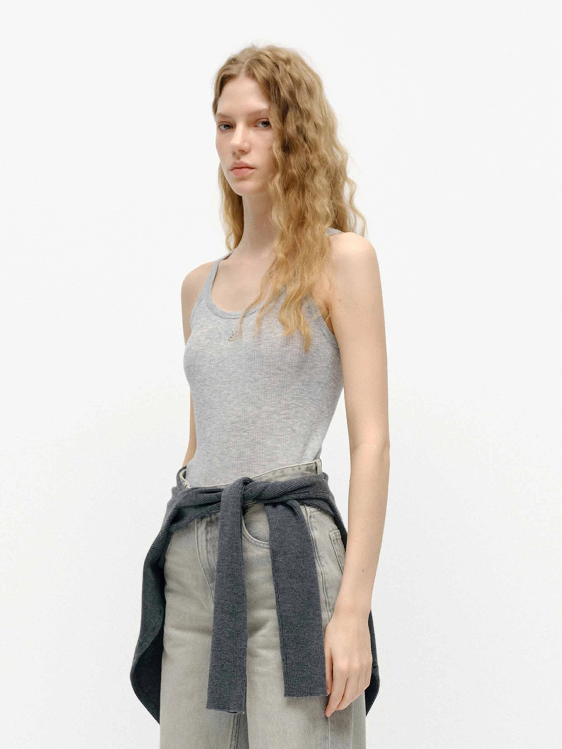 Wool Blend Knit Tank