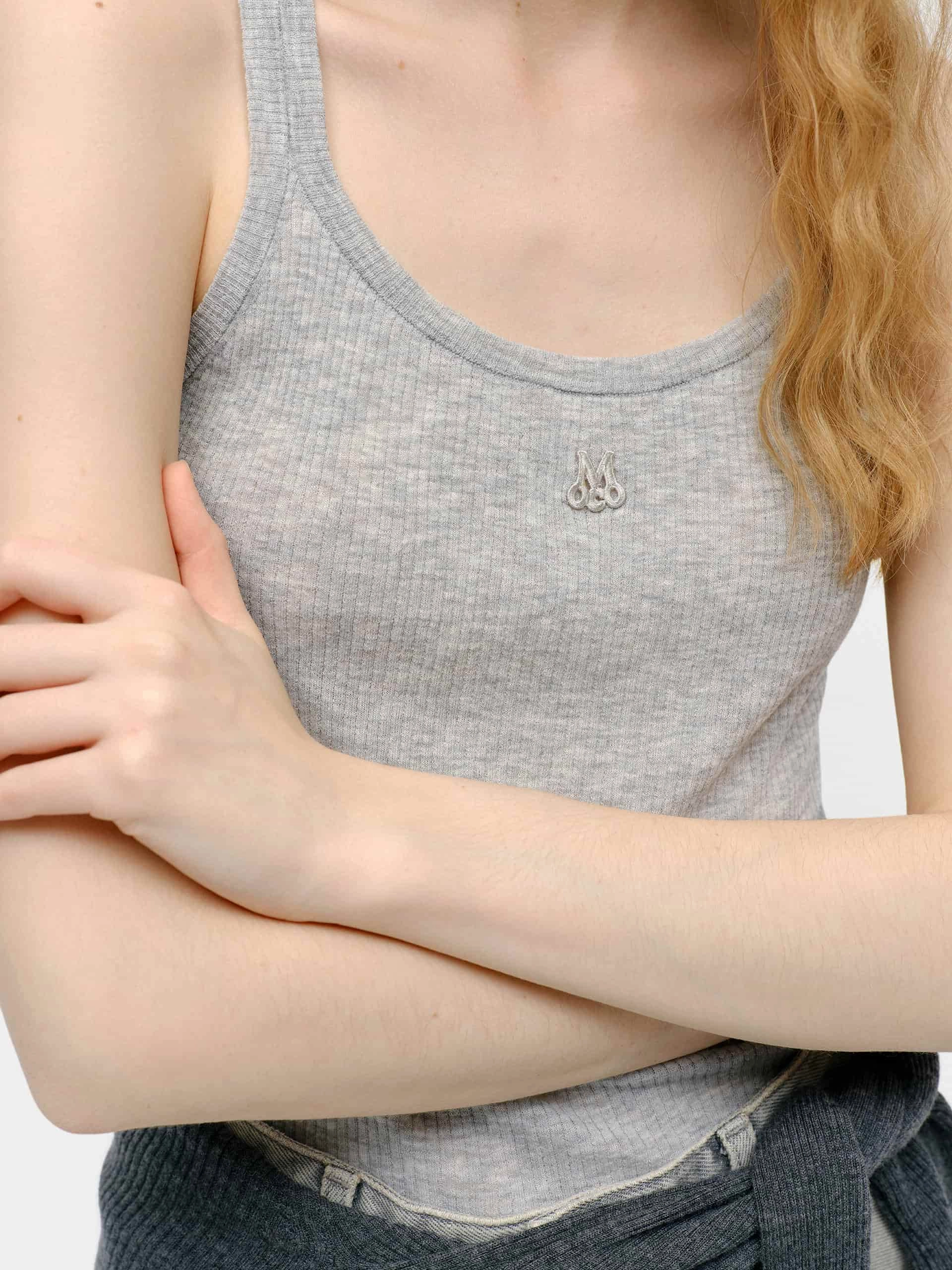 Wool Blend Knit Tank