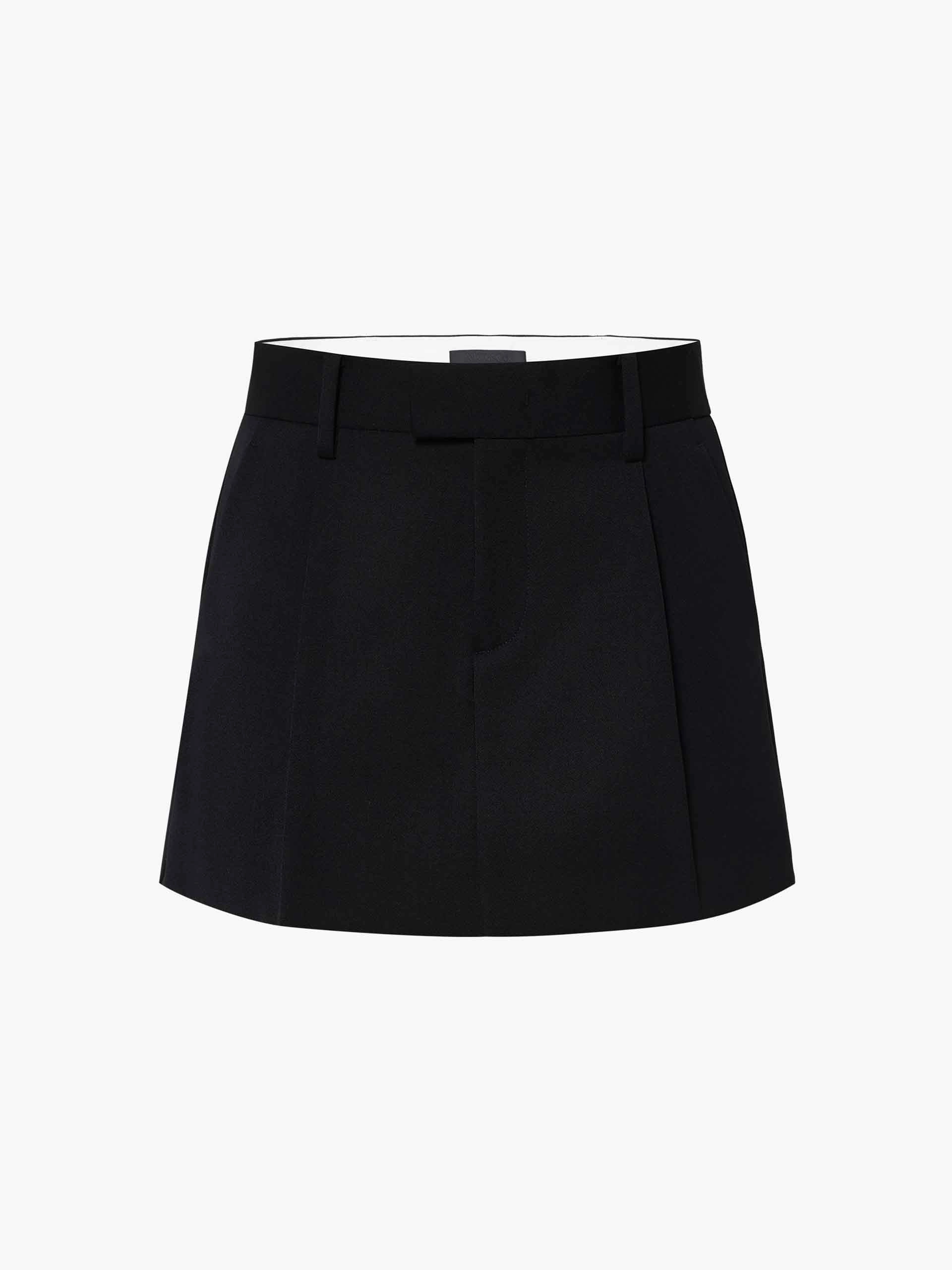 Wool Blend Mini Skort